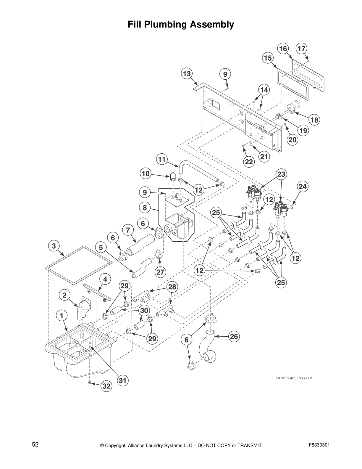 Fill Plumbing Assembly