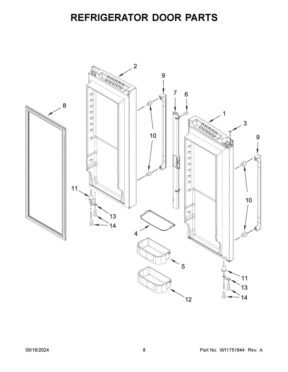 05 - REFRIGERATOR DOOR PARTS