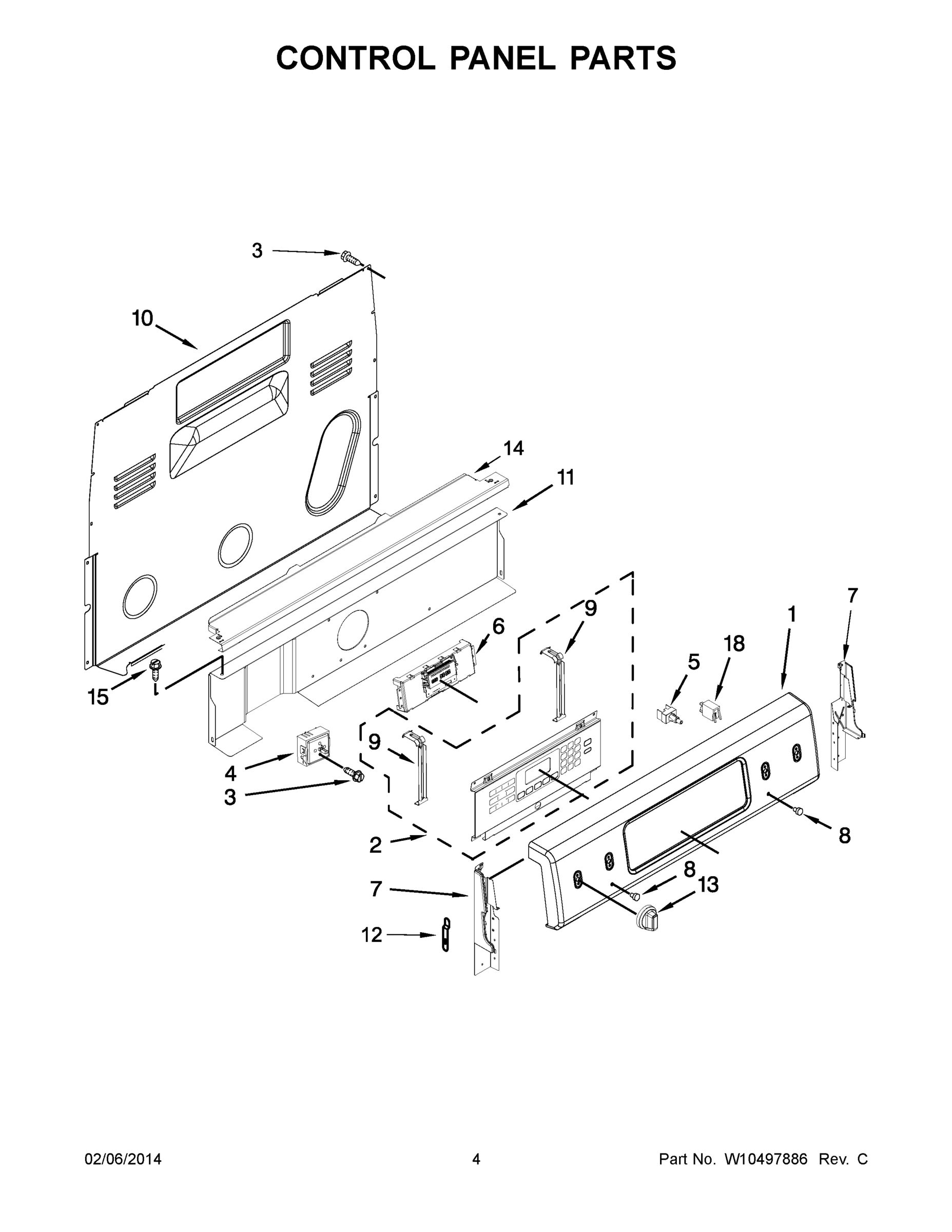 03 - CONTROL PANEL PARTS