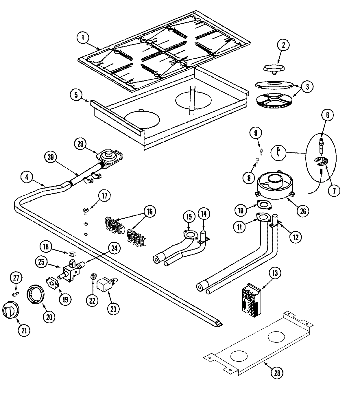 05 - TOP ASSEMBLY & CONTROLS