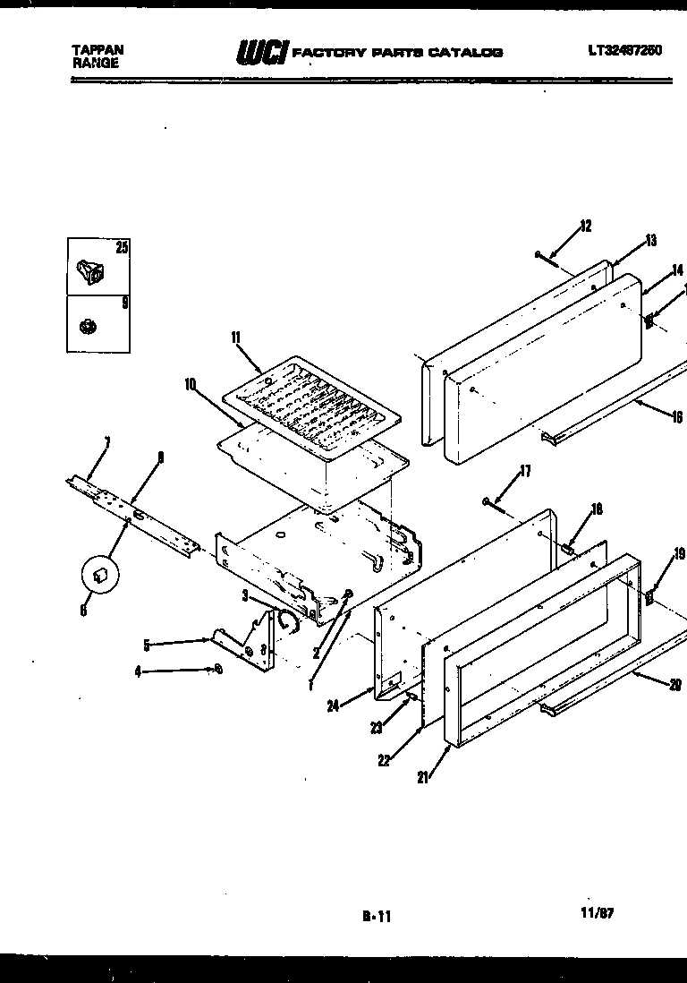 06 - BROILER DRAWER AND DOOR PARTS