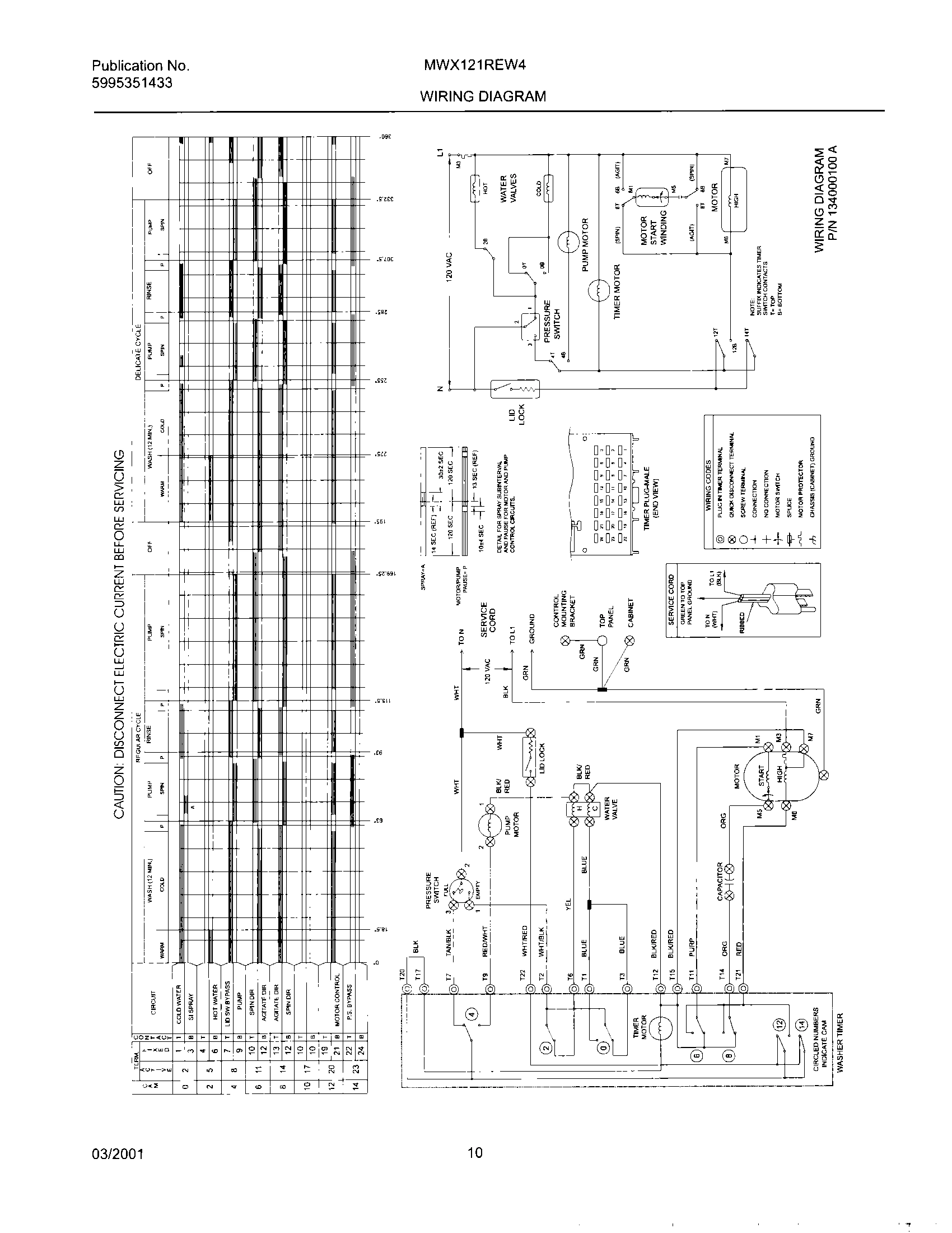 10 - 134000100 WIRING DIAGRAM