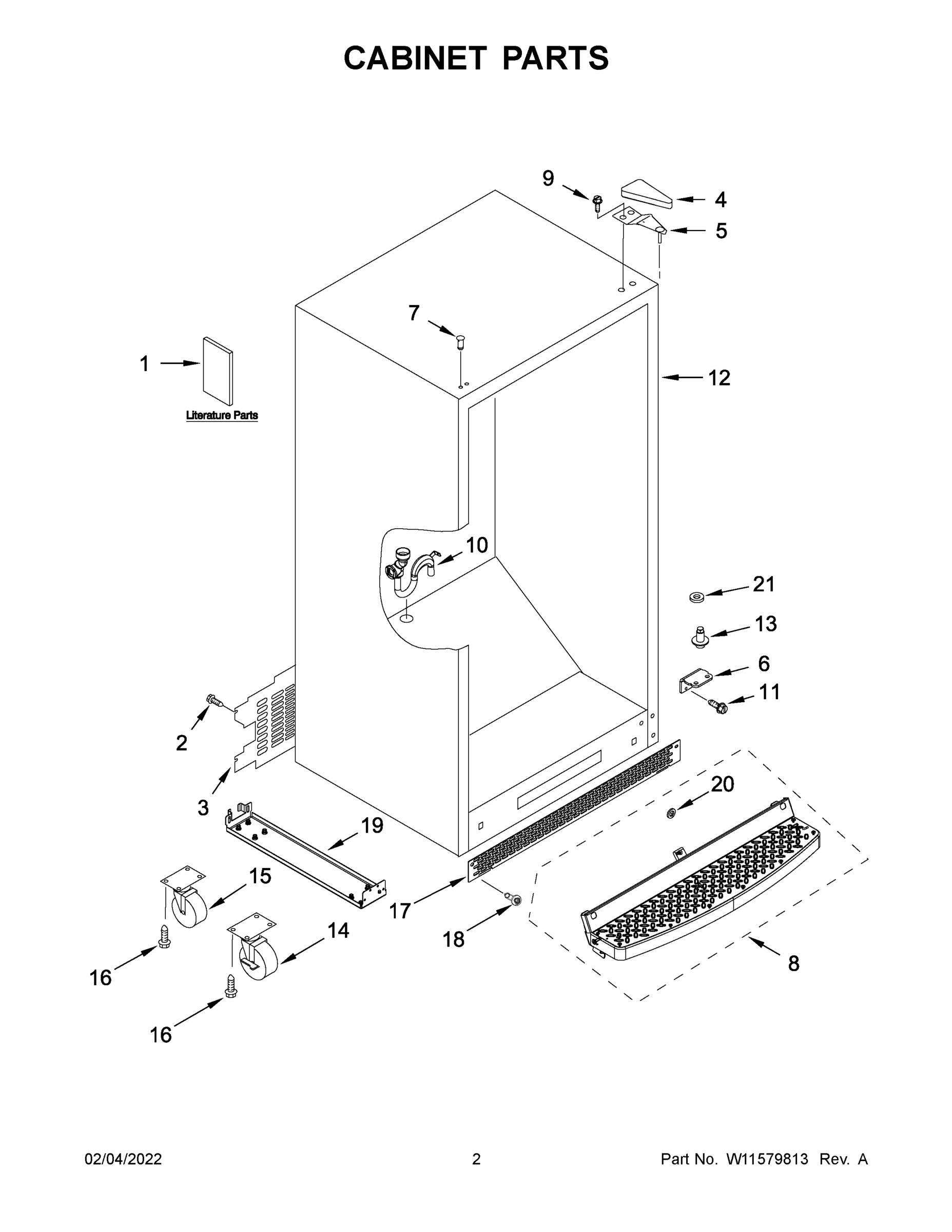 02 - CABINET PARTS