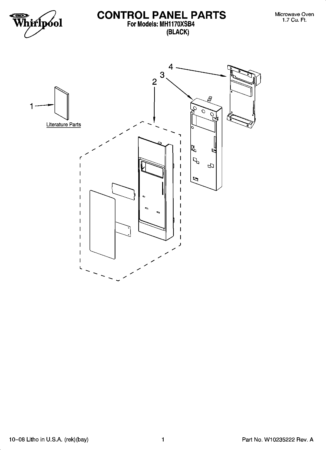 01 - CONTROL PANEL PARTS
