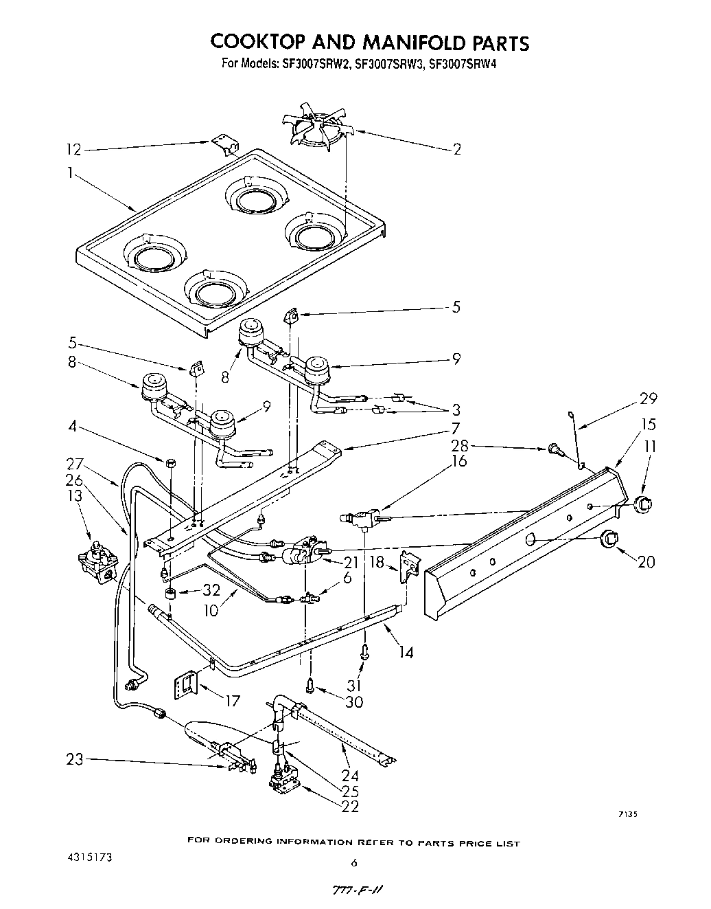 05 - COOK TOP AND MANIFOLD , LITERATURE