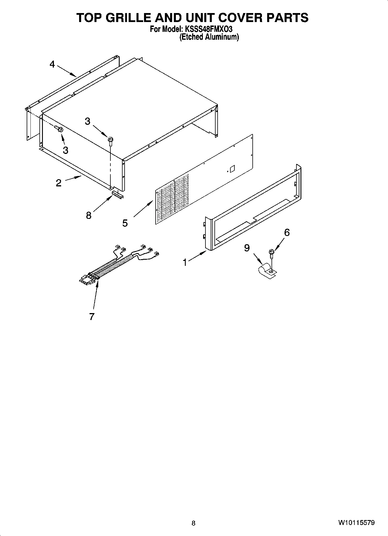 06 - TOP GRILLE AND UNIT COVER PARTS