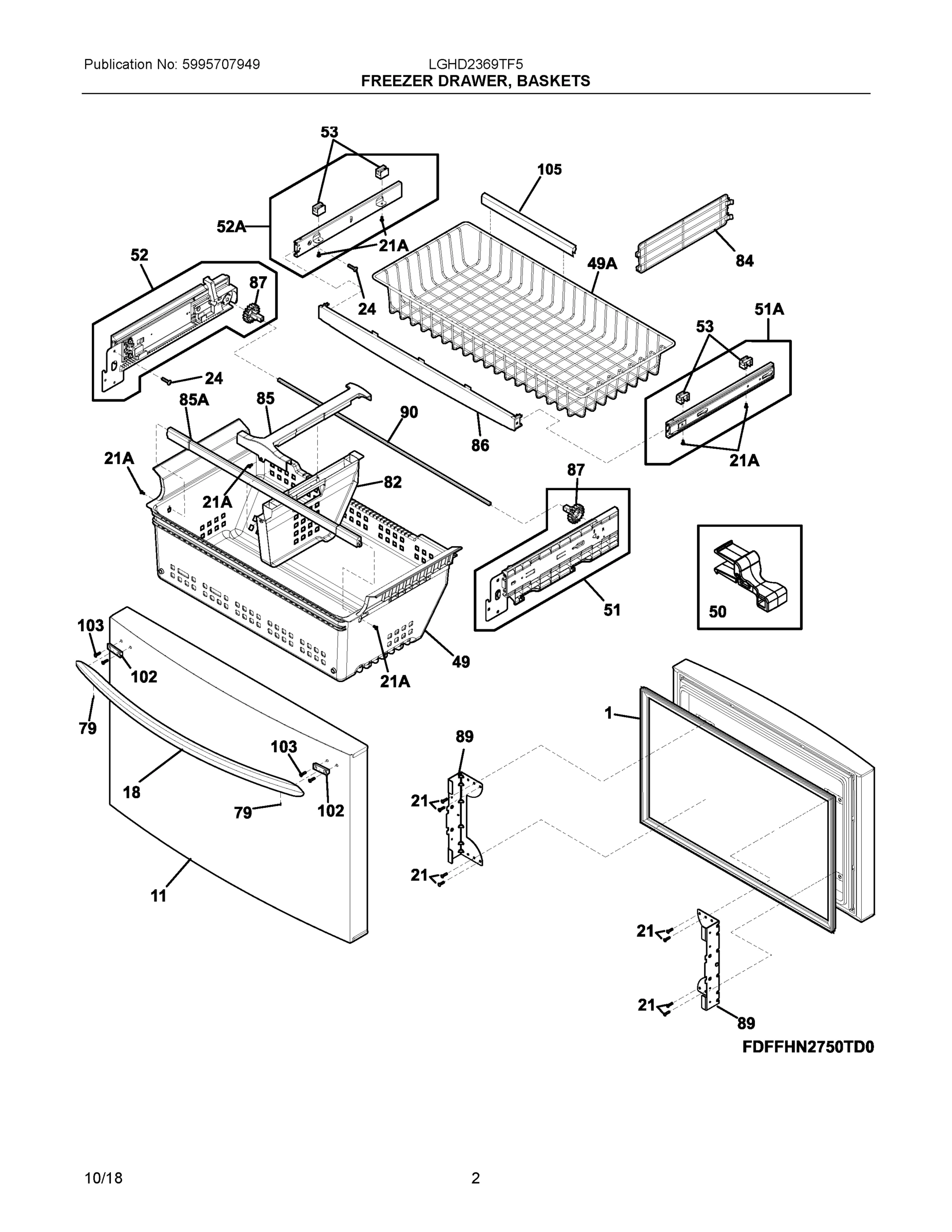 02 - FREEZER DRAWER, BASKETS