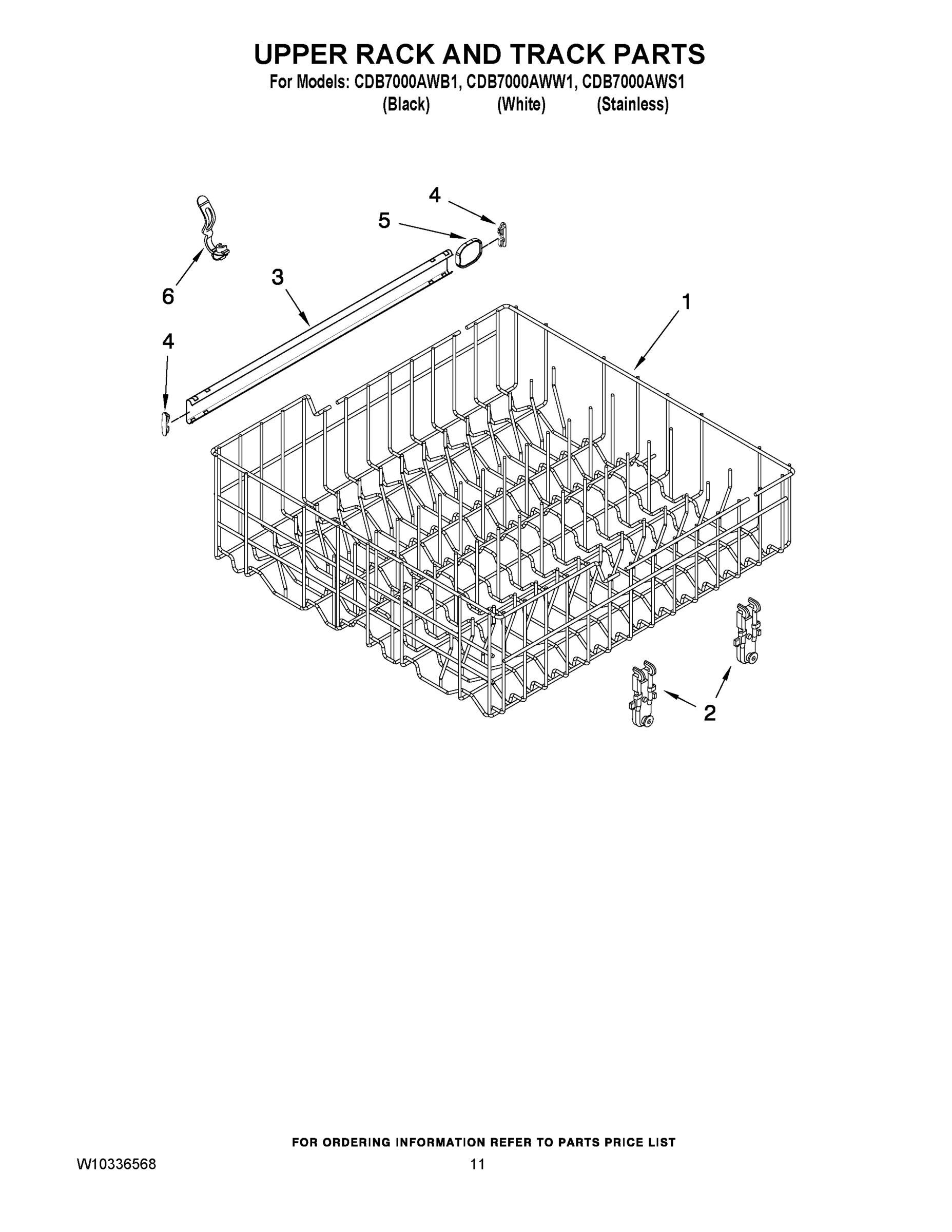 09 - UPPER RACK AND TRACK PARTS