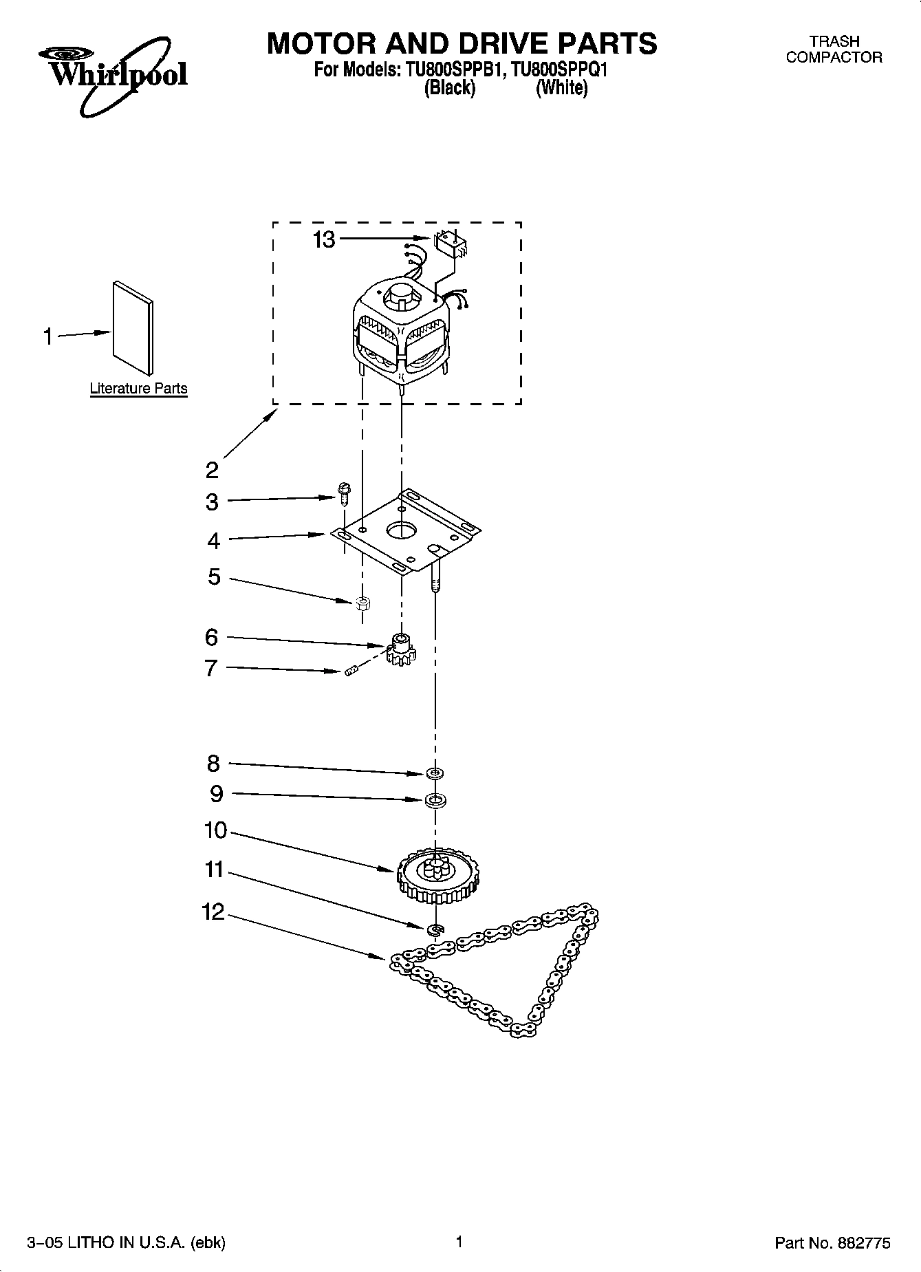 01 - MOTOR AND DRIVE PARTS