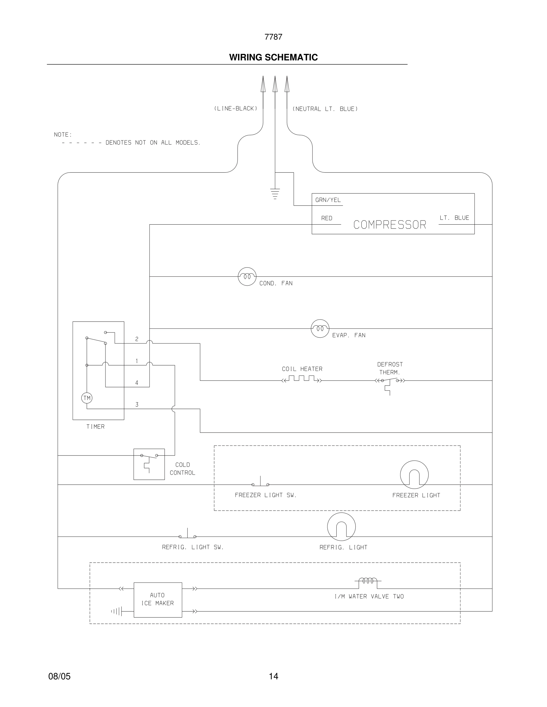 14 - WIRING SCHEMATIC
