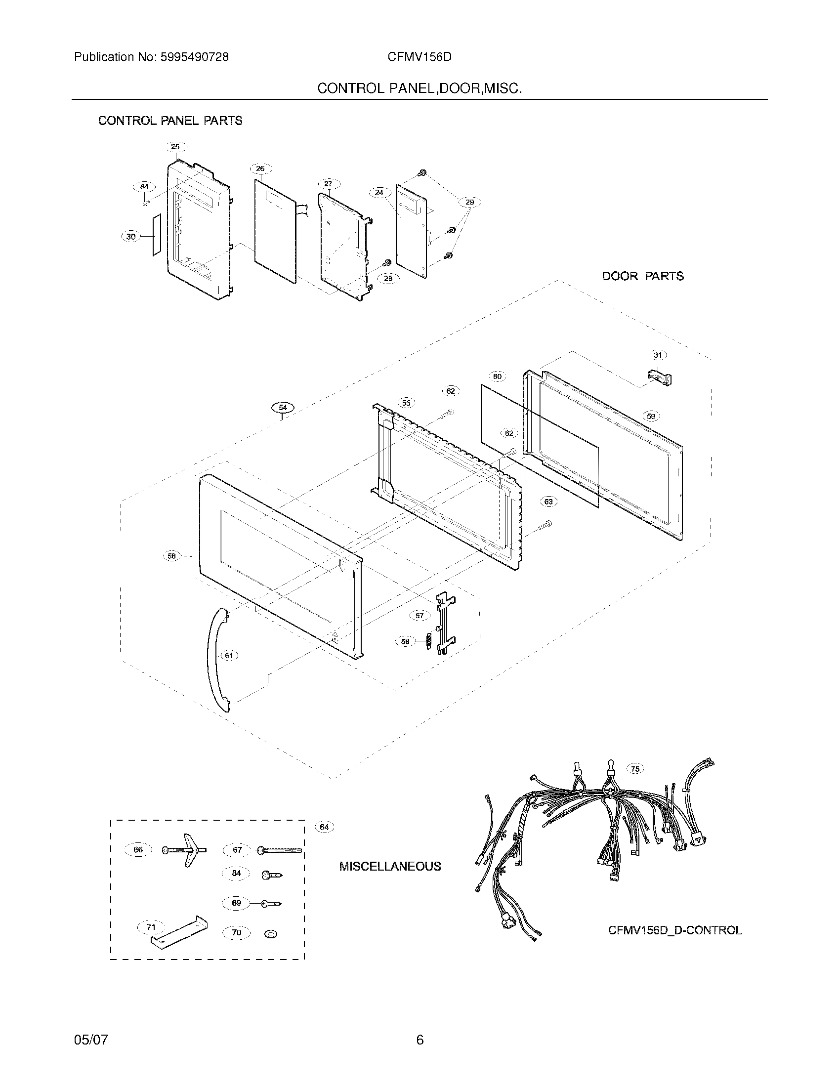05 - CONTROL PANEL/DOOR/MISC