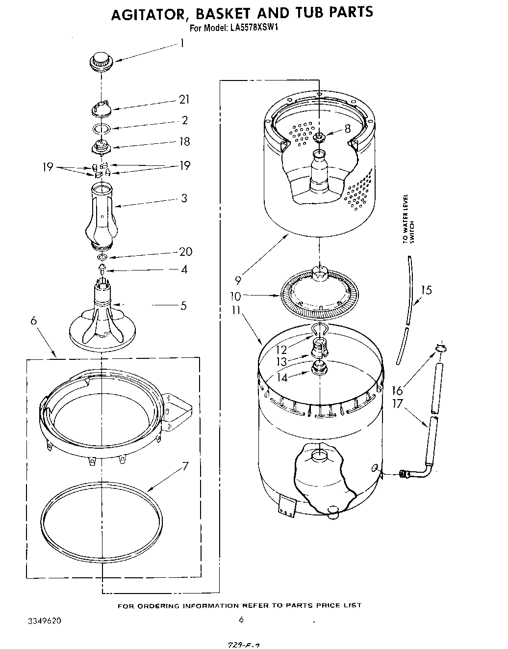04 - AGITATOR, BASKET AND TUB