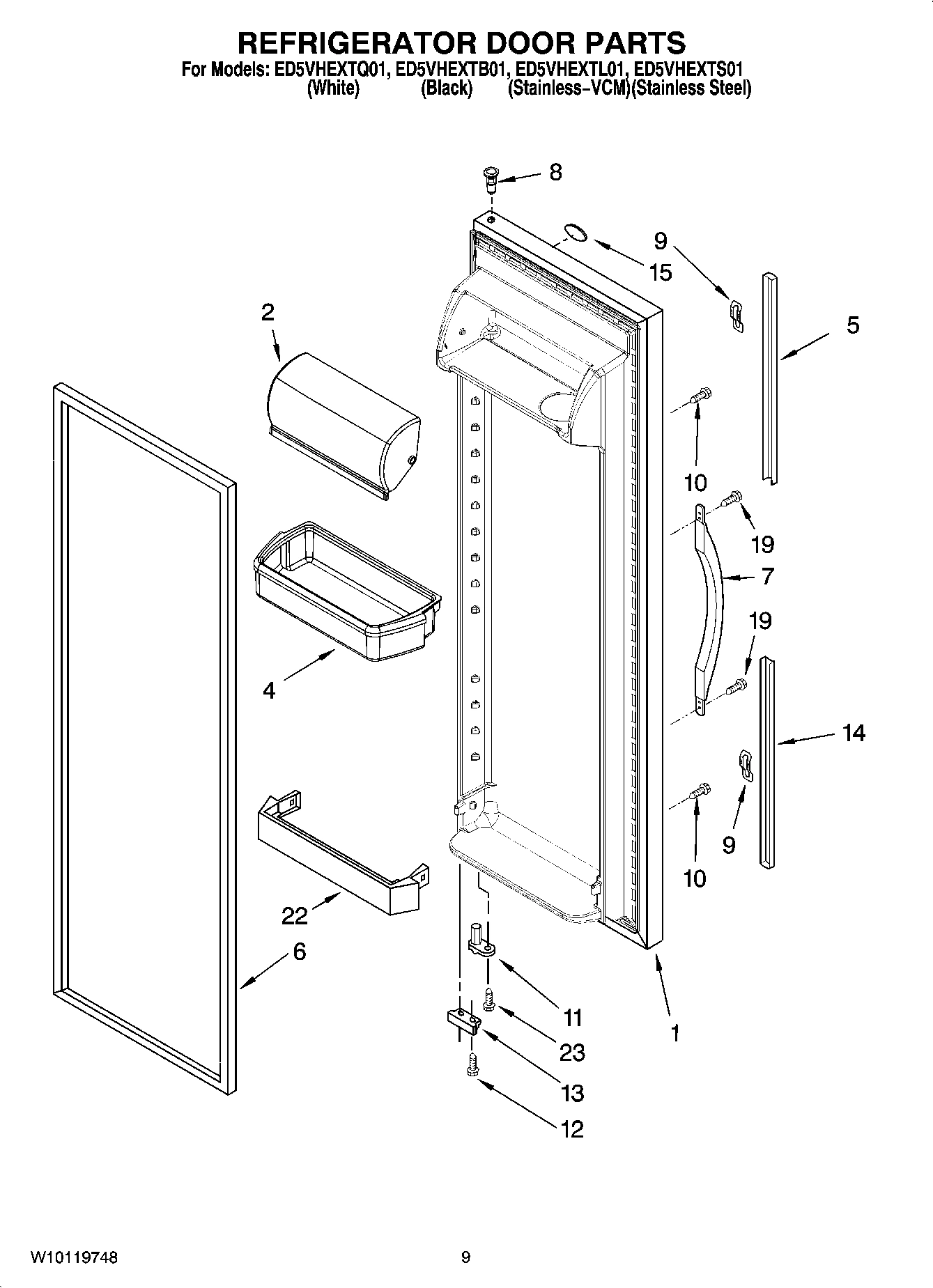 06 - REFRIGERATOR DOOR PARTS