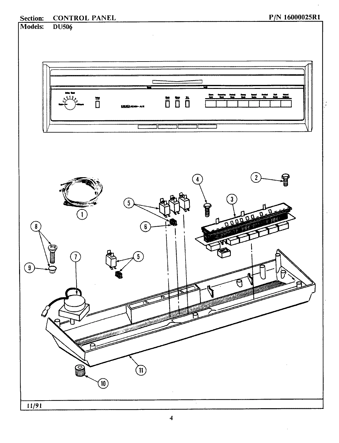 01 - CONTROL PANEL (DU506)