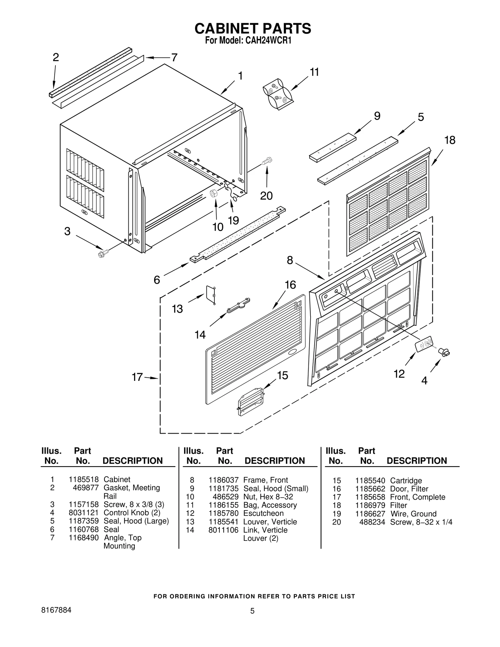 CABINET PARTS