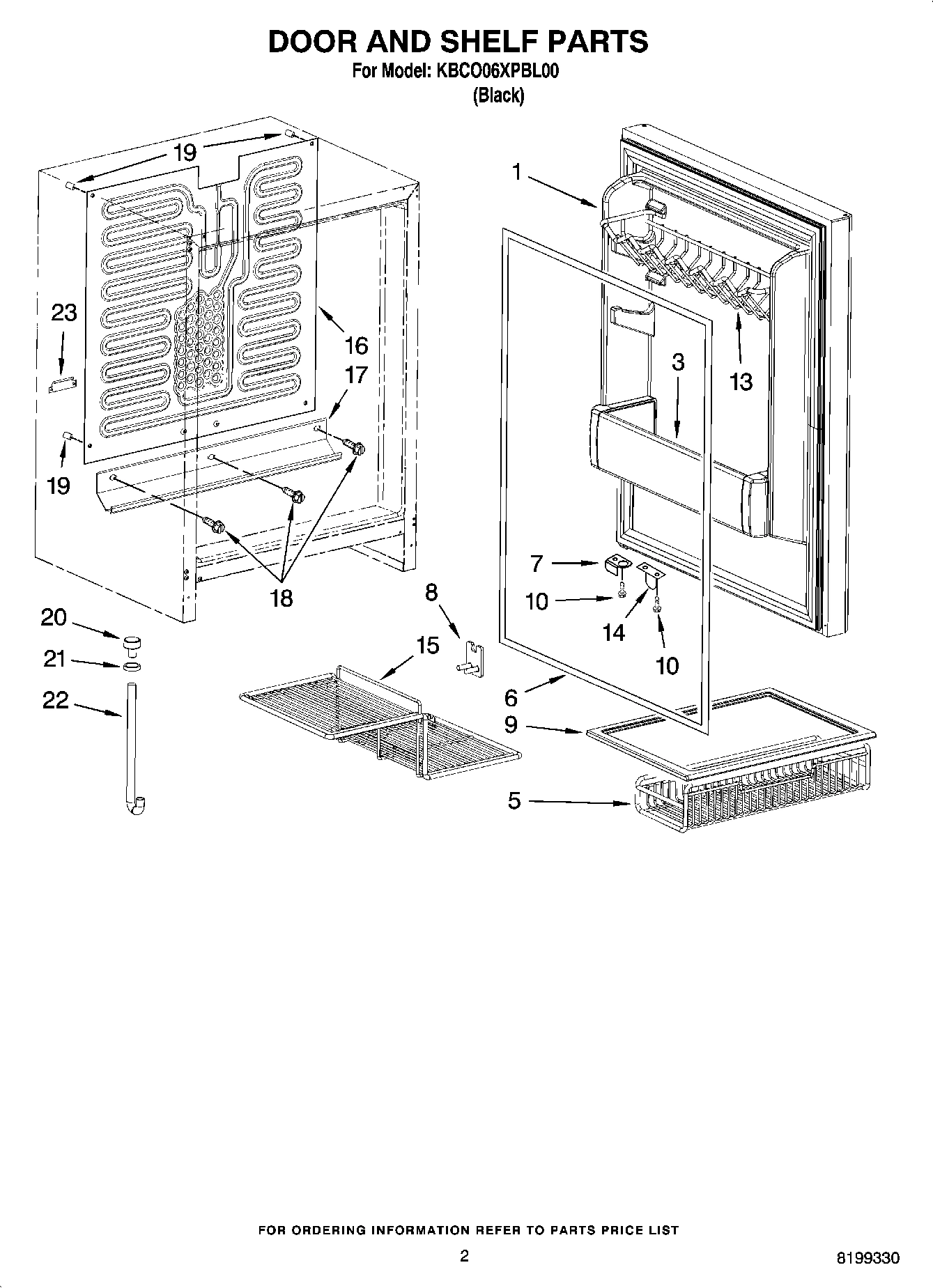 02 - DOOR AND SHELF PARTS