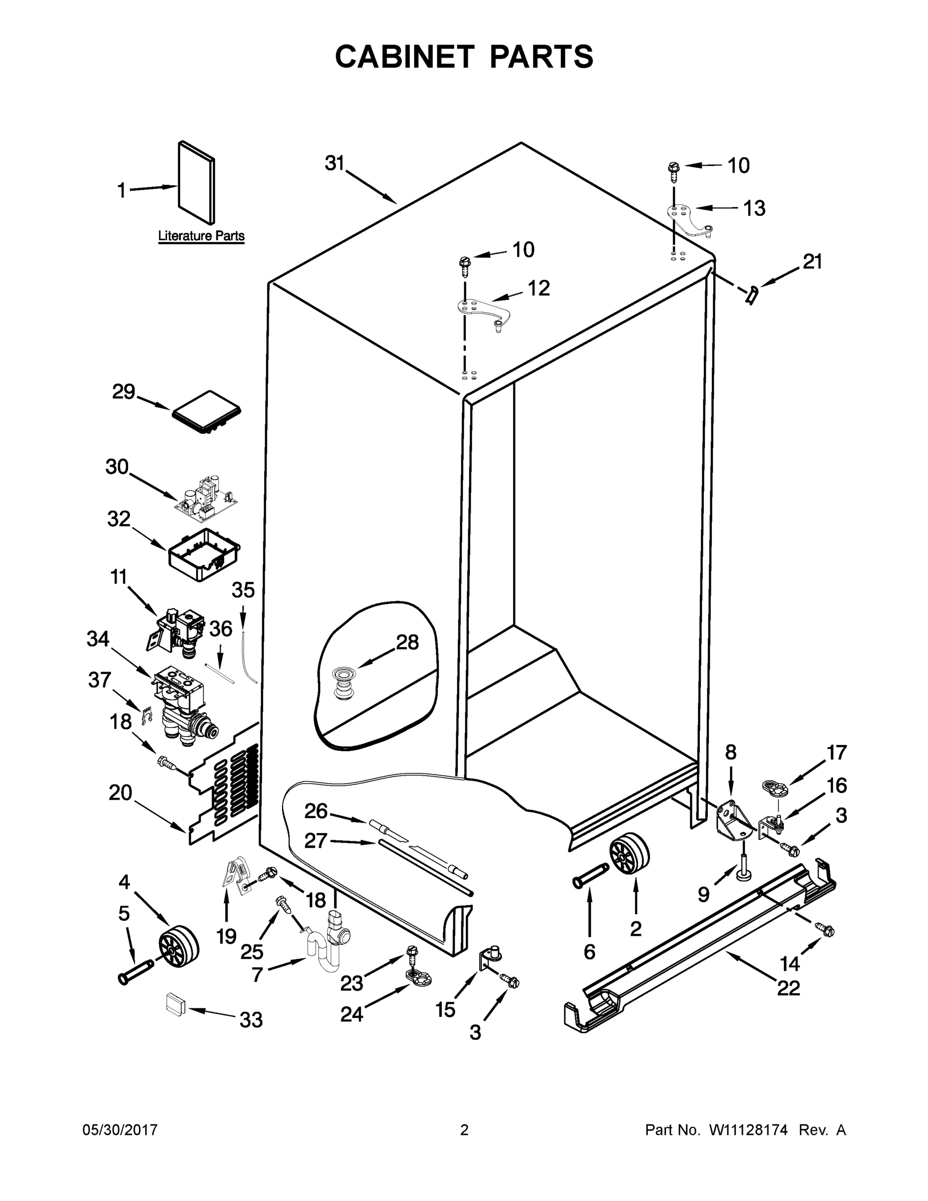 02 - CABINET PARTS