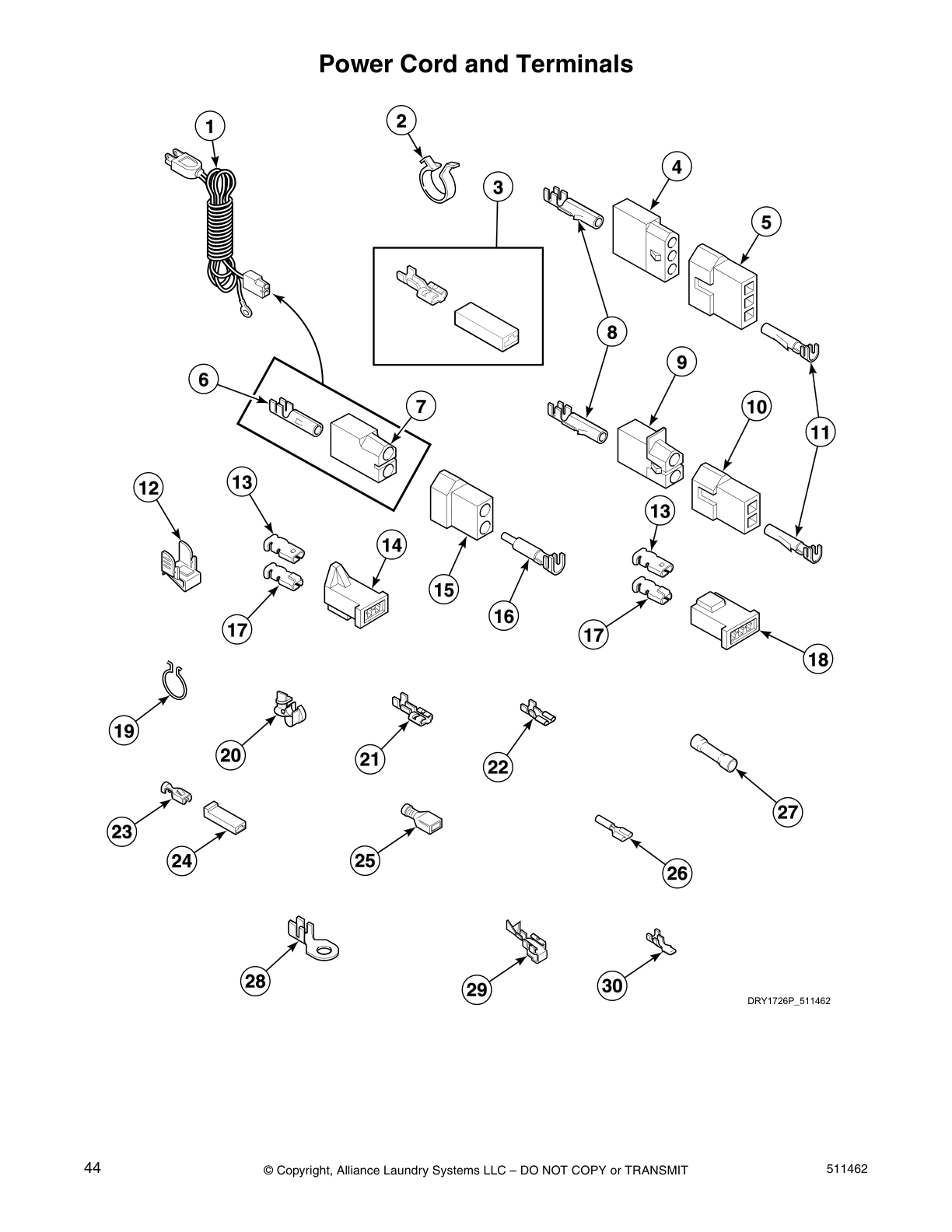 Power Cord and Terminals