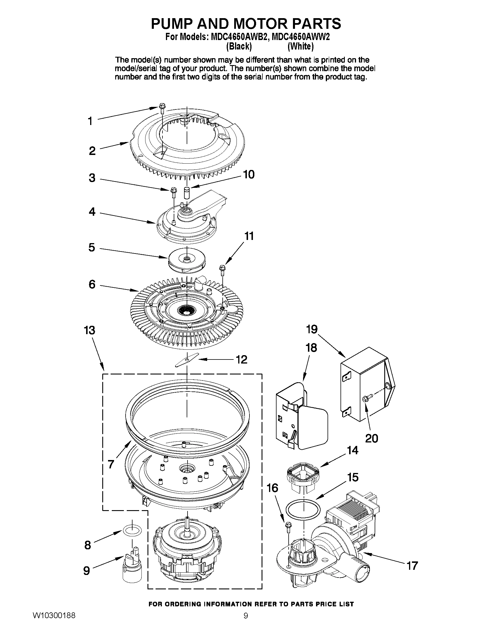 08 - PUMP AND MOTOR PARTS