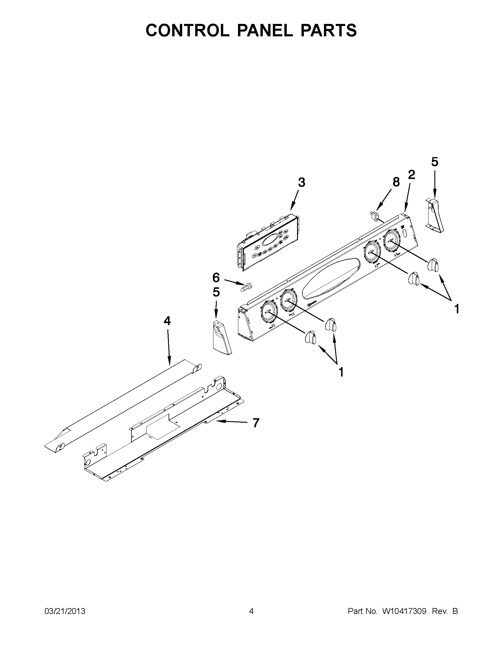 02 - CONTROL PANEL PARTS