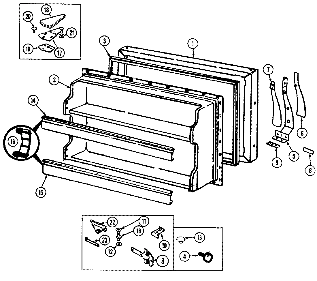 02 - FREEZER DOOR