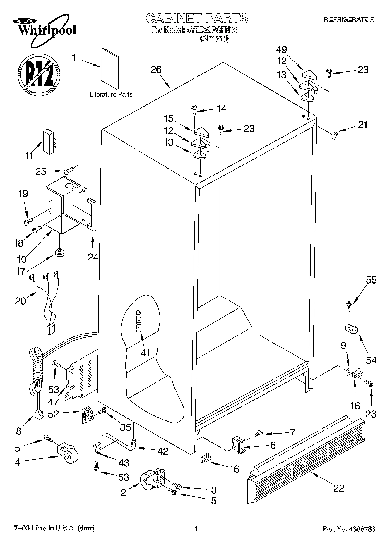 01 - CABINET, LITERATURE