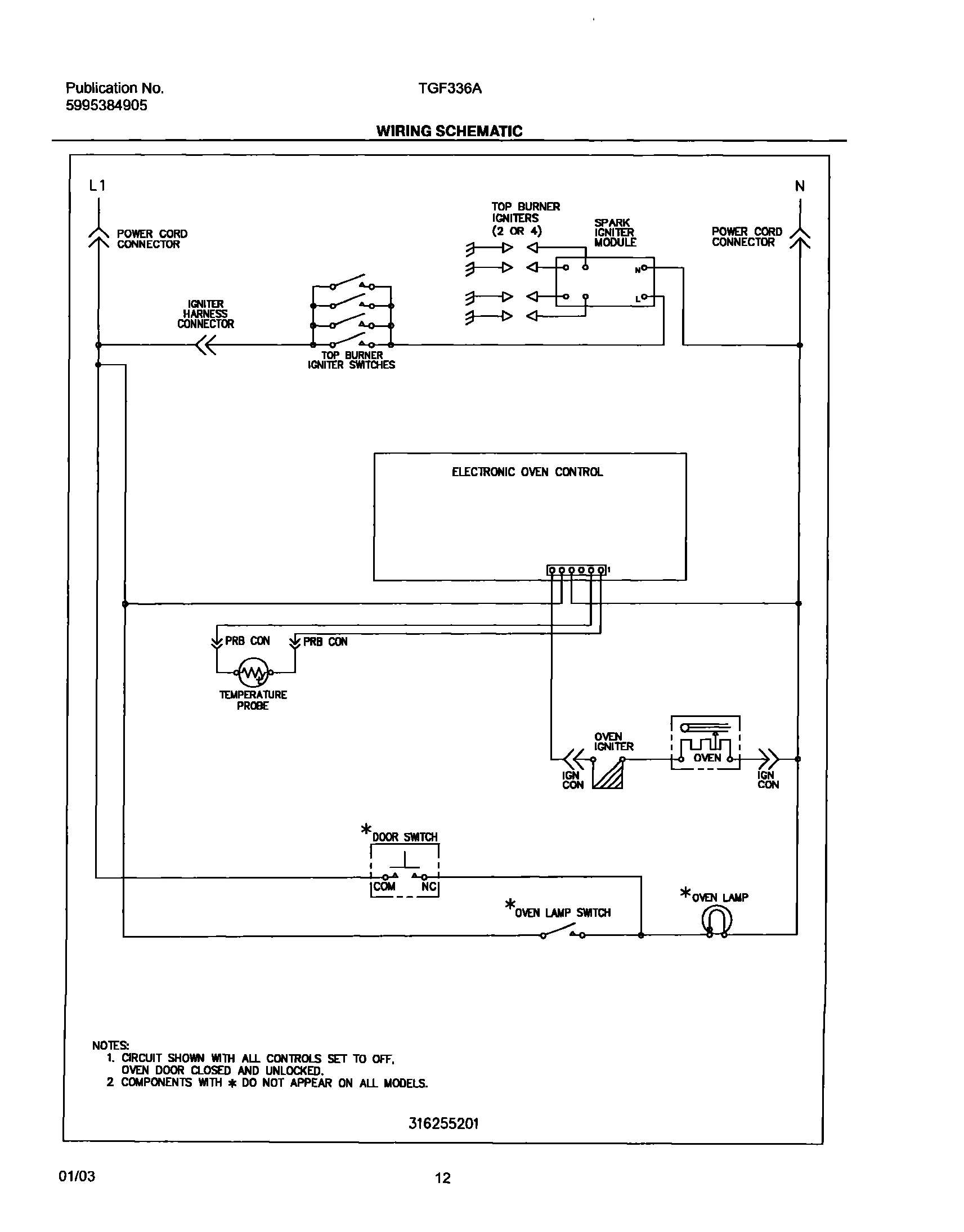 12 - WIRING SCHEMATIC