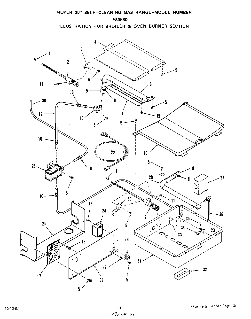 07 - BROILER AND OVEN BURNER
