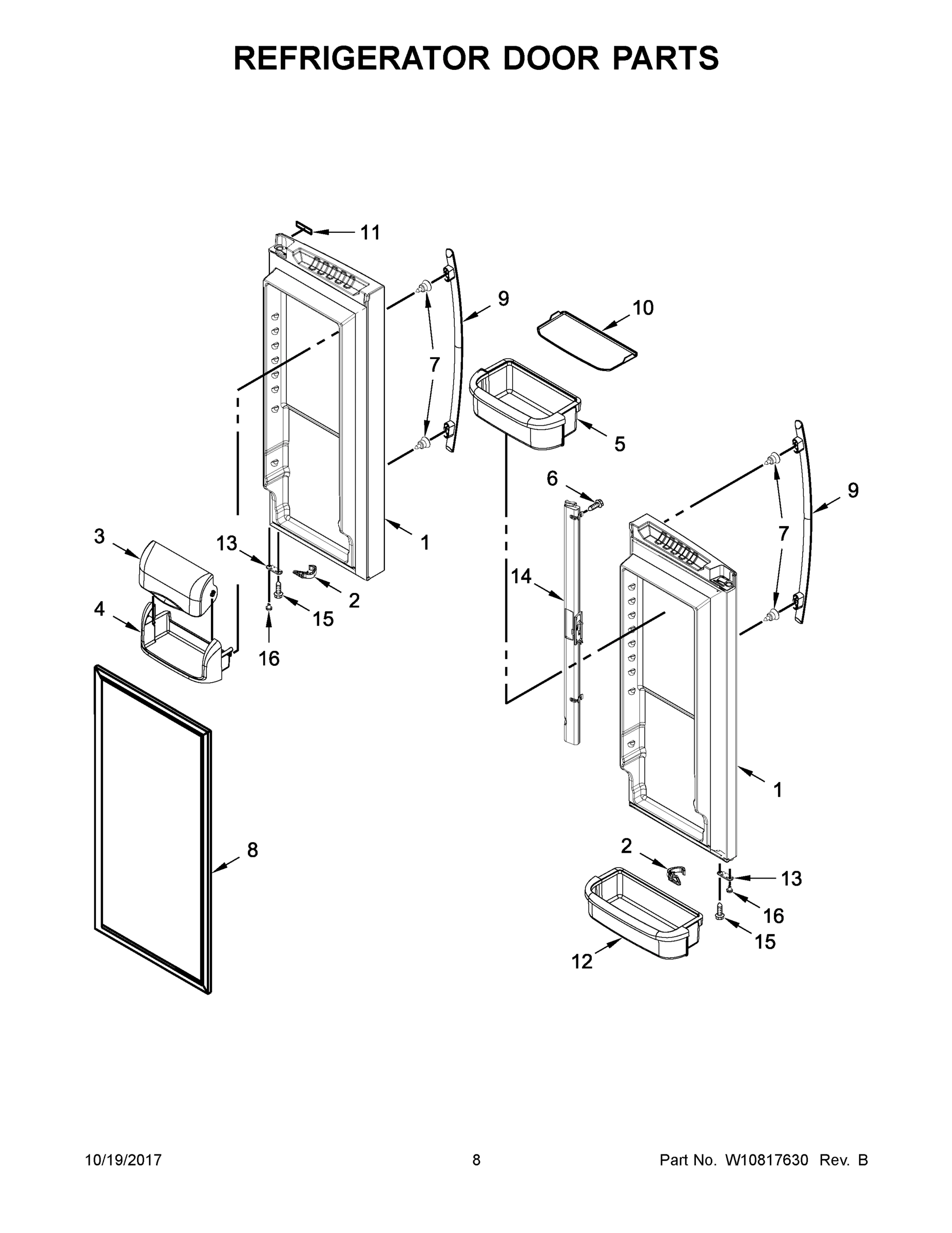 05 - REFRIGERATOR DOOR PARTS