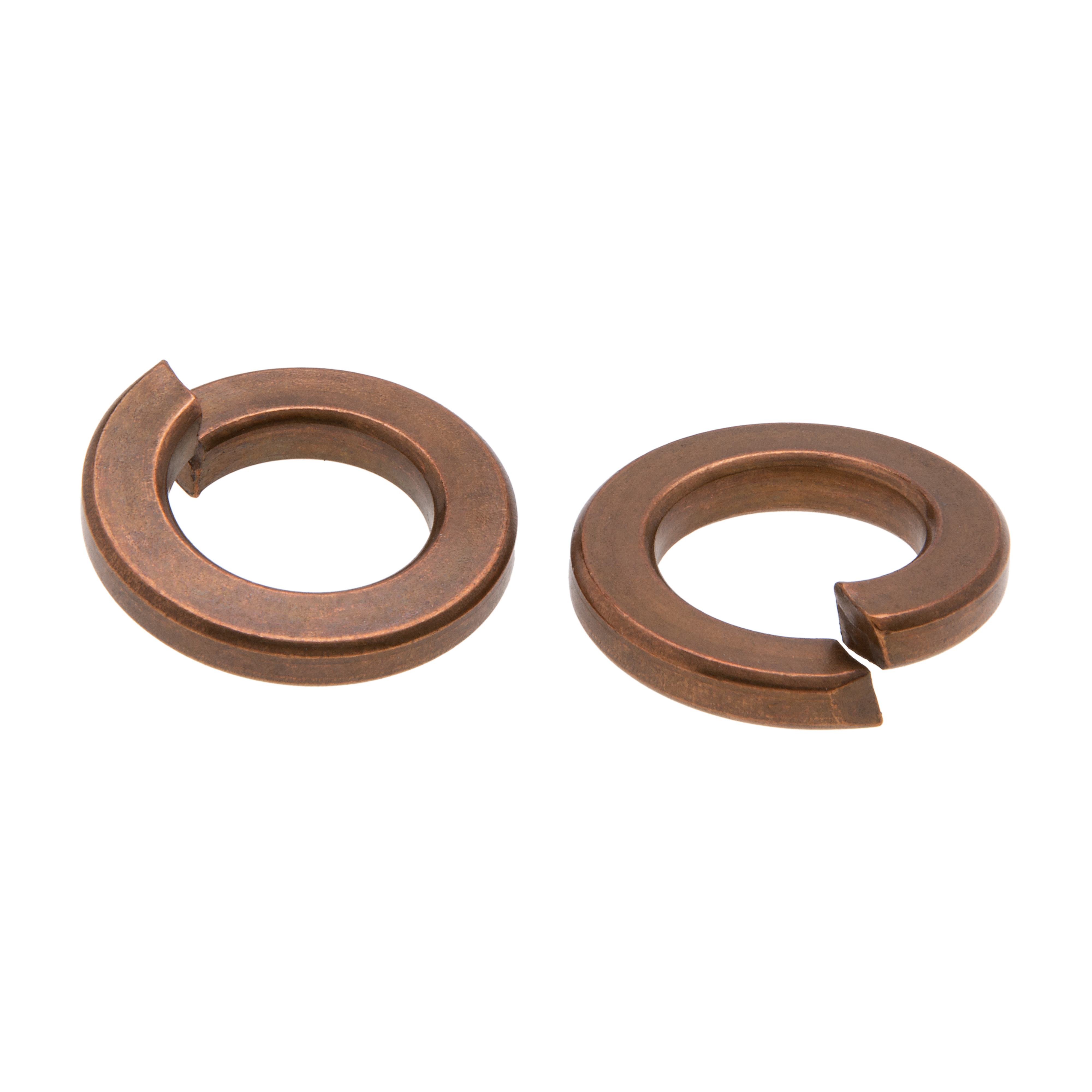 Split Lock Washer, 3/8 in., Silicon Bronze material, 100 per pack