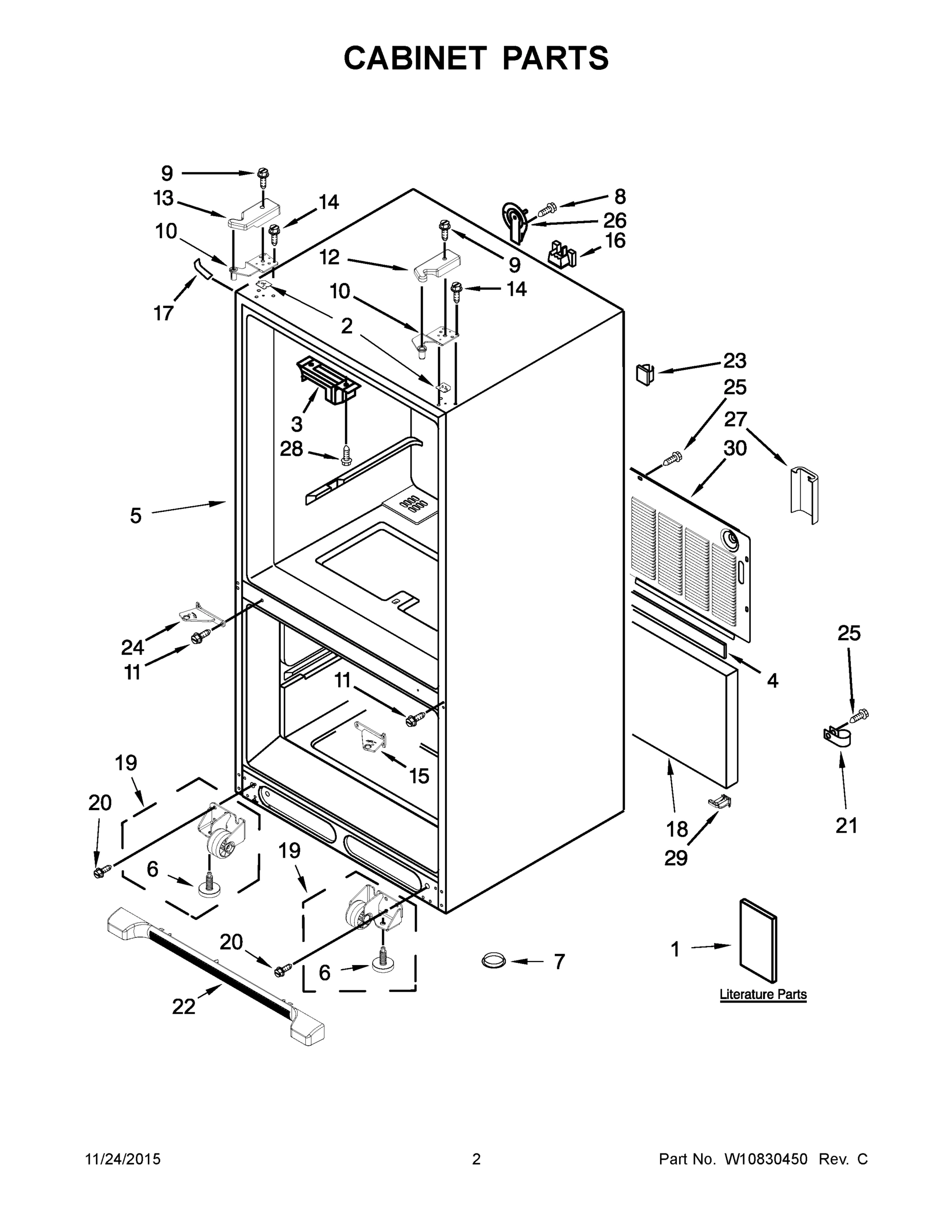 02 - CABINET PARTS