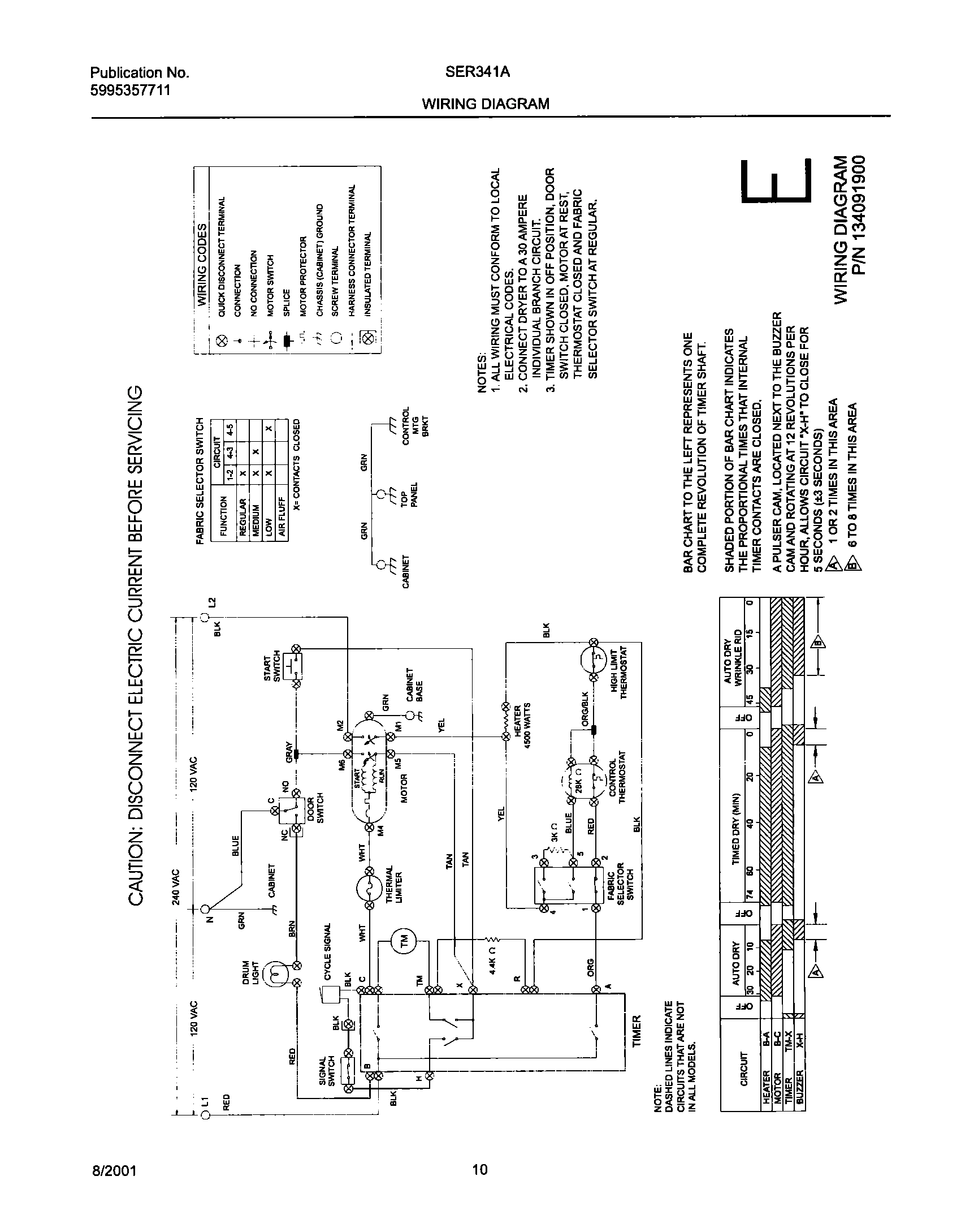 10 - 134091900 WIRING DIAGRAM