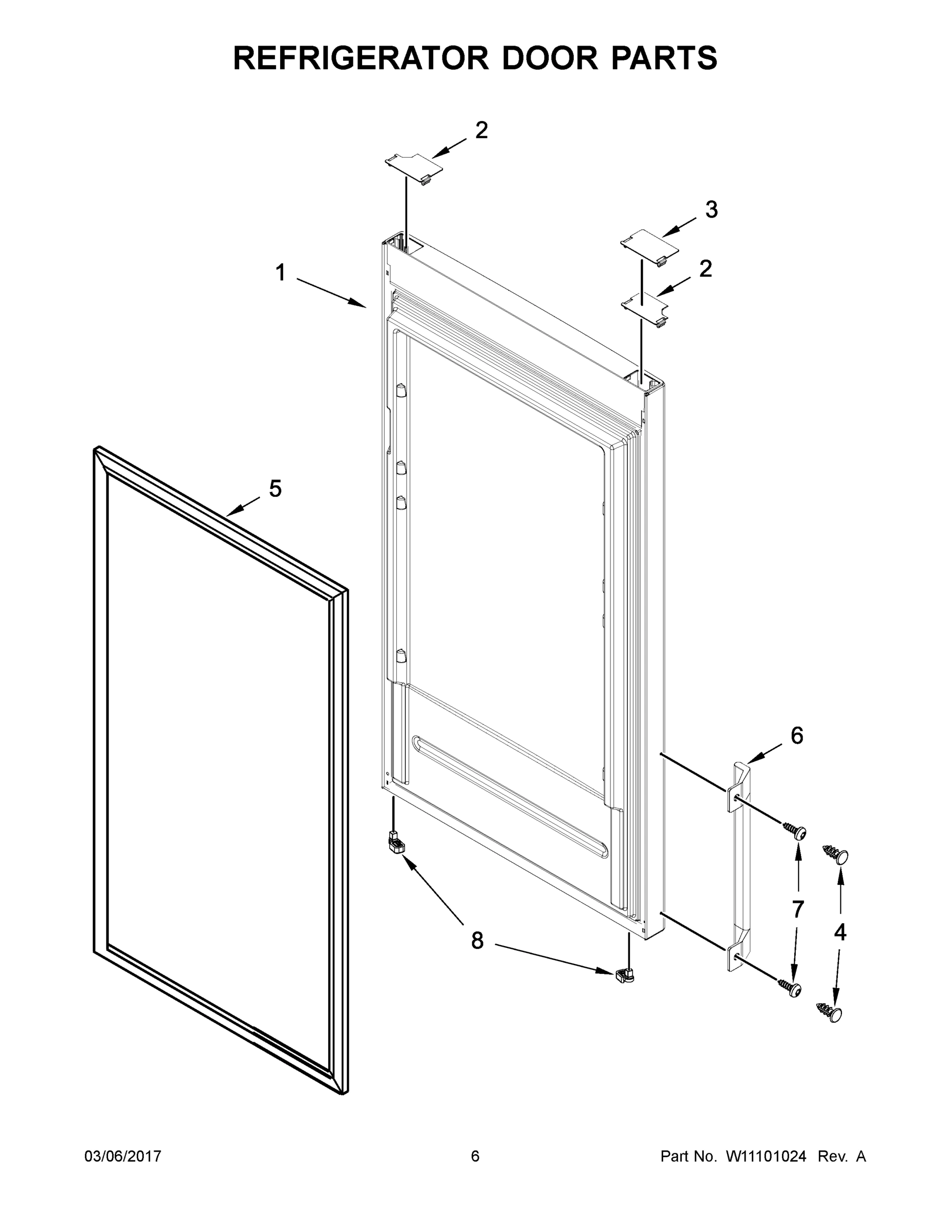 04 - REFRIGERATOR DOOR PARTS