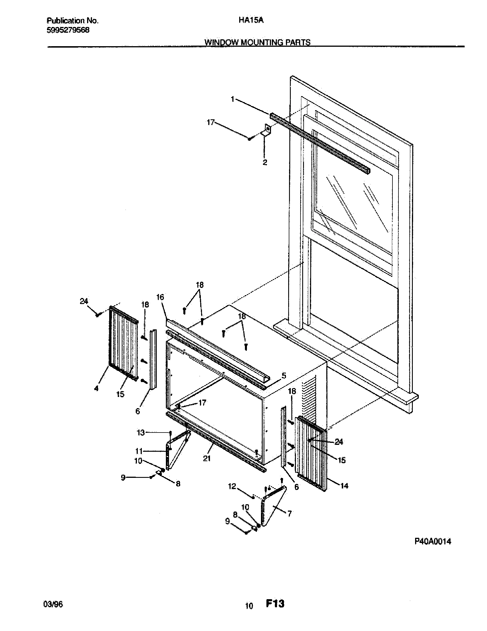 11 - WINDOW MOUNTING PARTS