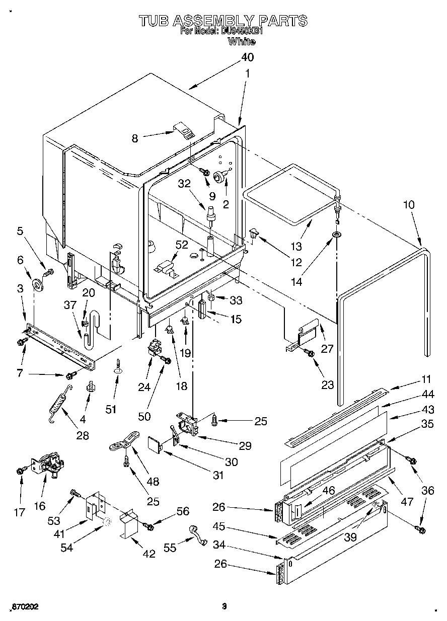 03 - TUB ASSEMBLY