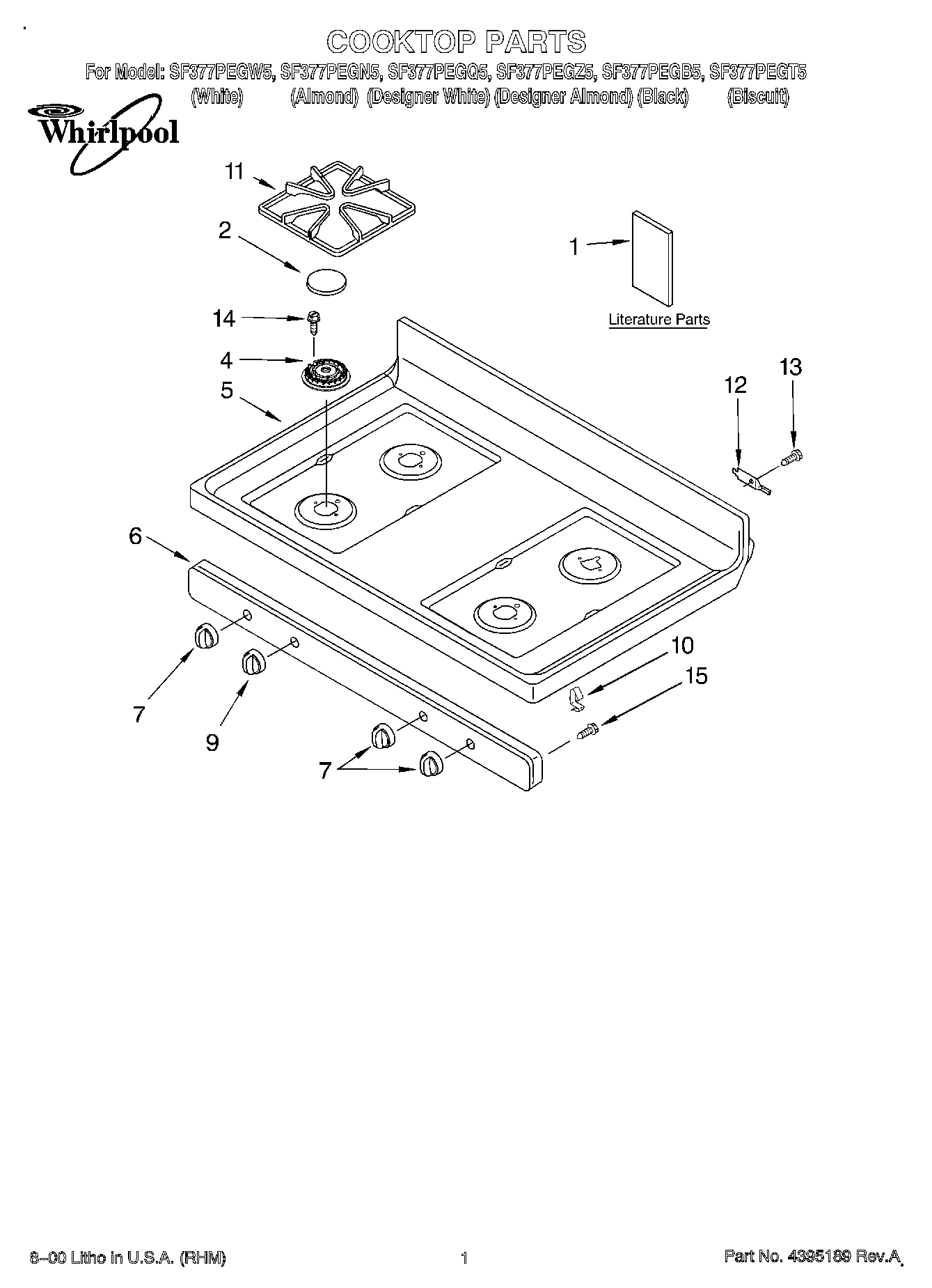 01 - COOKTOP, LITERATURE