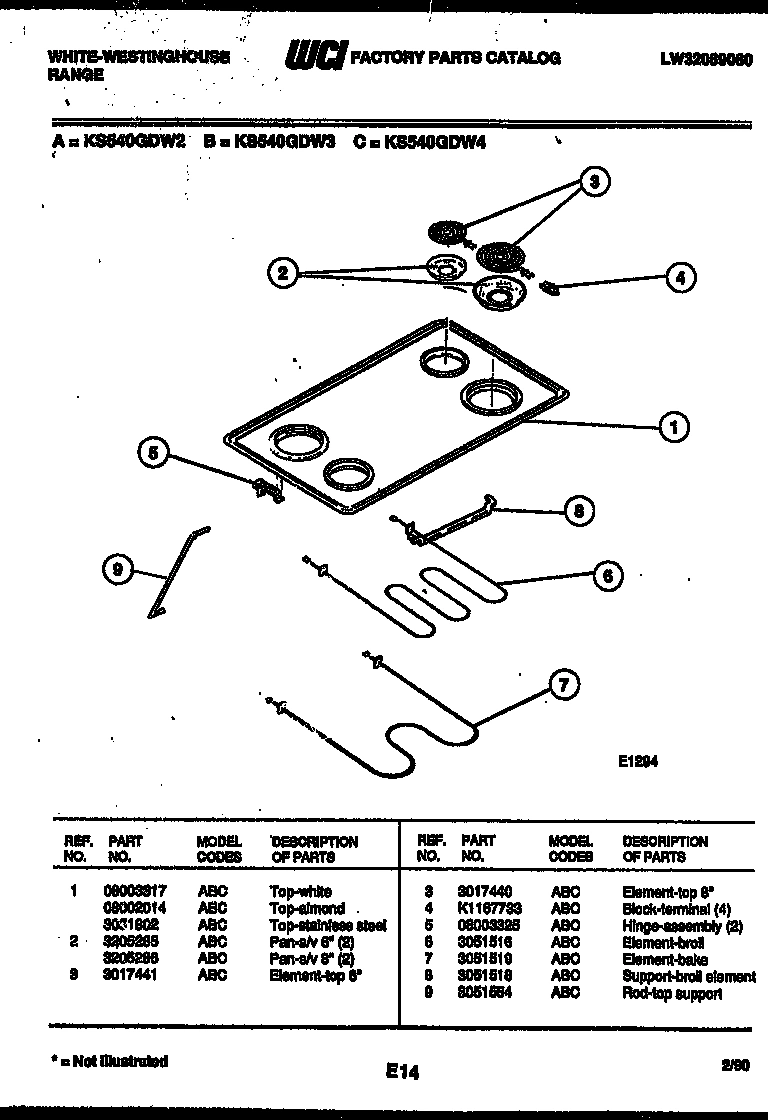 04 - COOKTOP AND BROILER PARTS