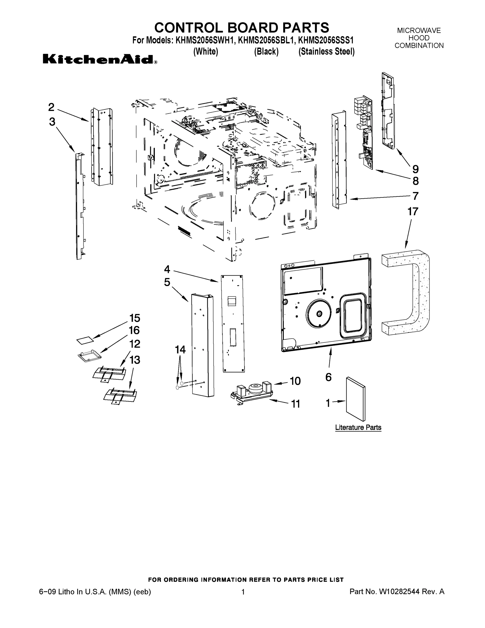 01 - CONTROL BOARD PARTS