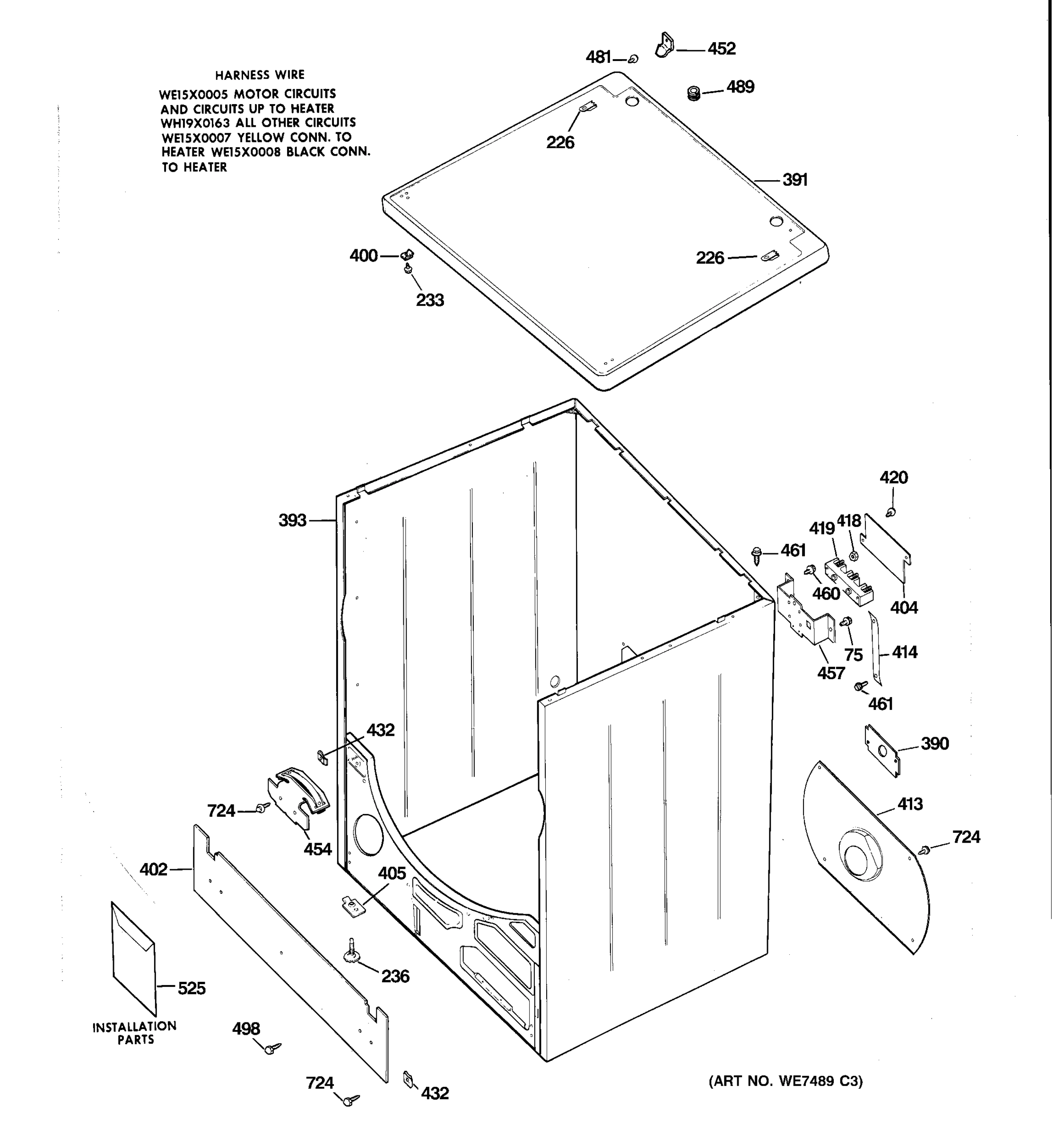 CABINET & TOP