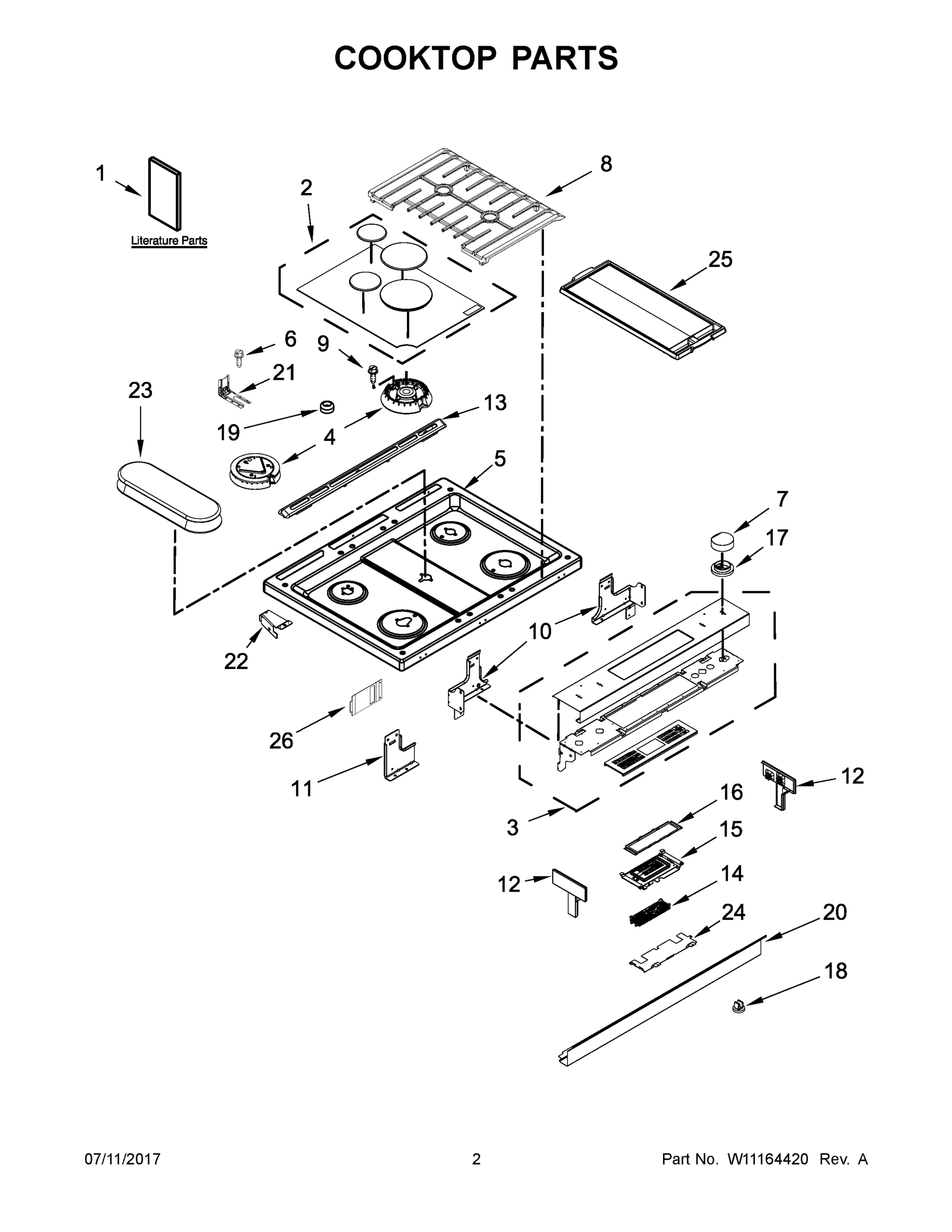 02 - COOKTOP PARTS
