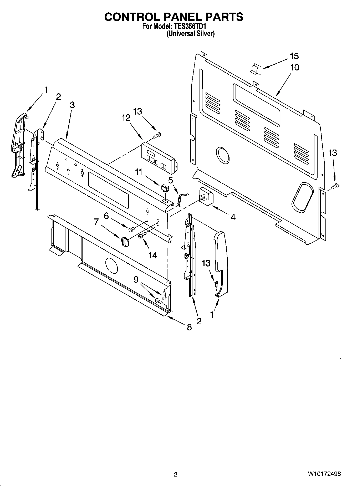 02 - CONTROL PANEL PARTS