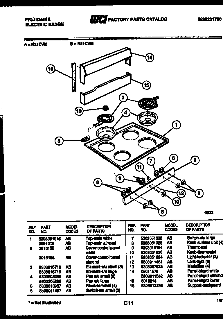 02 - BACKGUARD AND COOKTOP PARTS