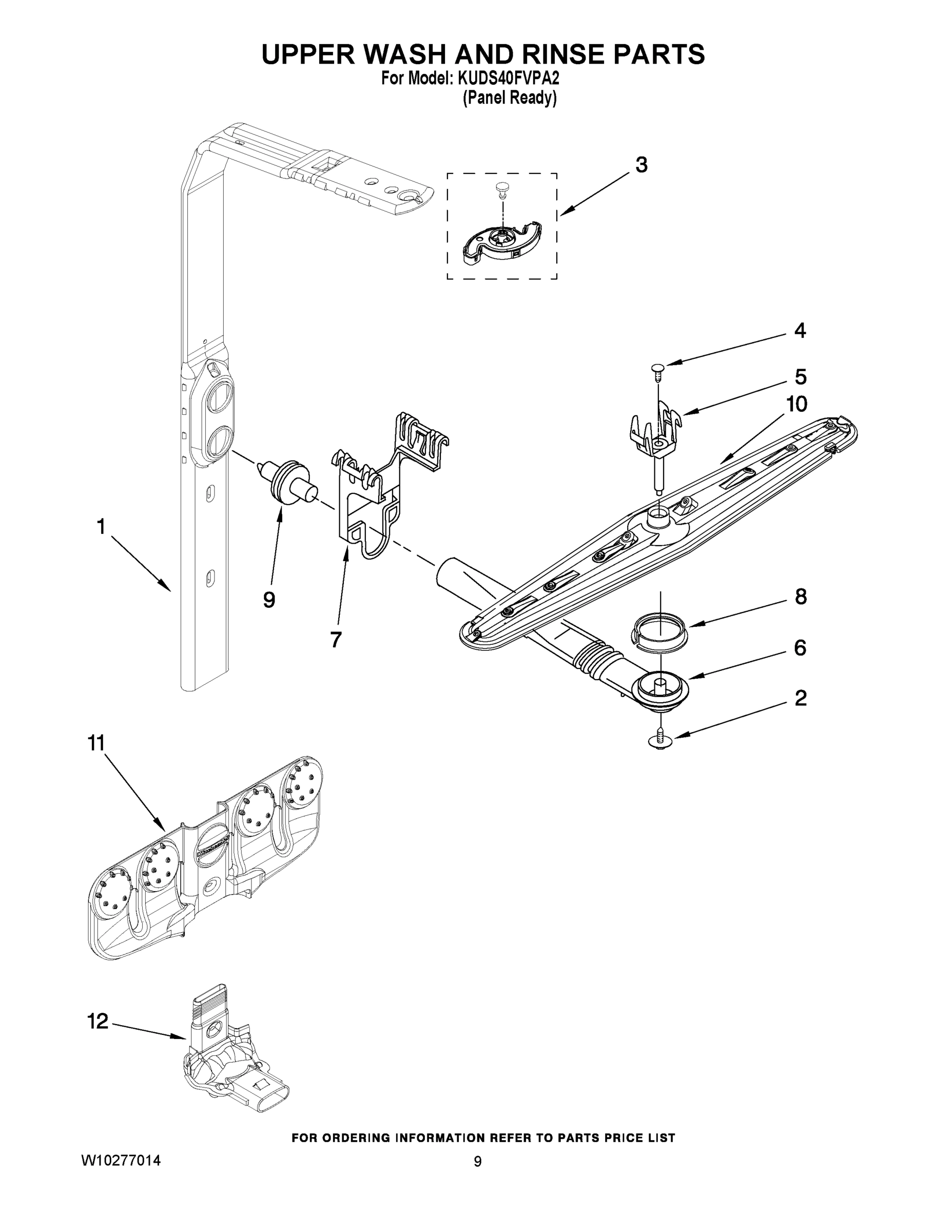 07 - UPPER WASH AND RINSE PARTS