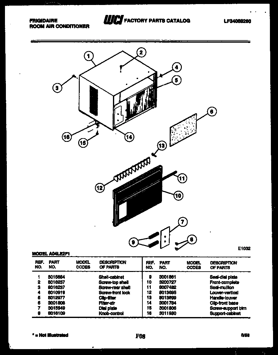 02 - CABINET PARTS