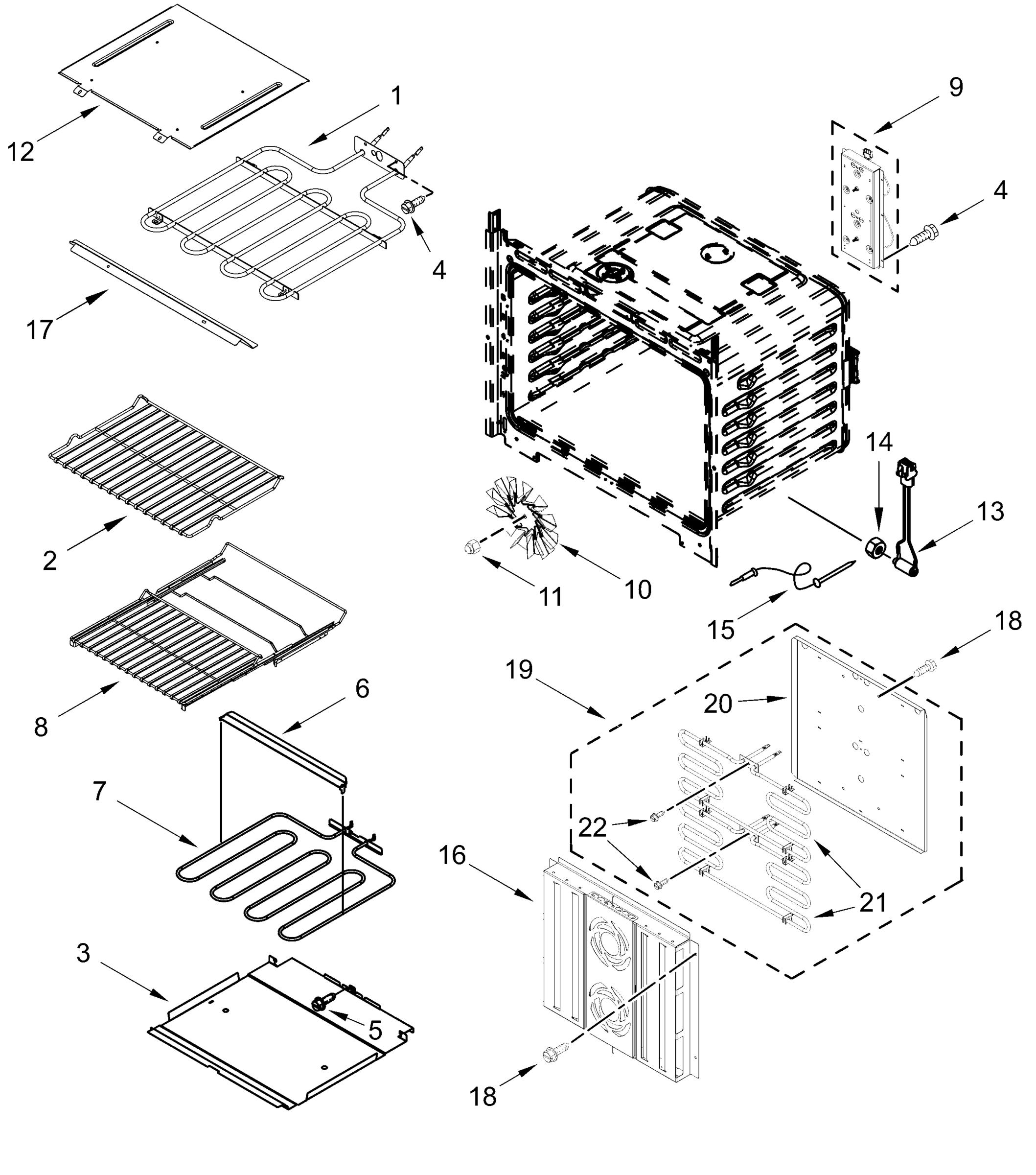 INTERNAL OVEN PARTS