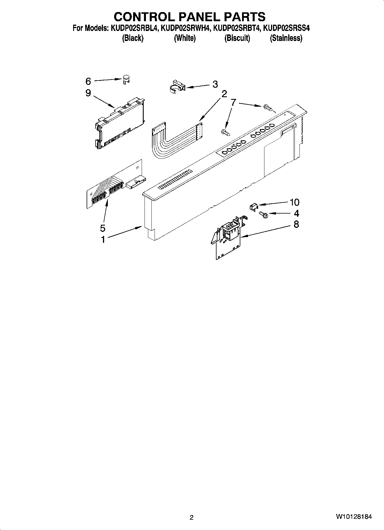 02 - CONTROL PANEL PARTS