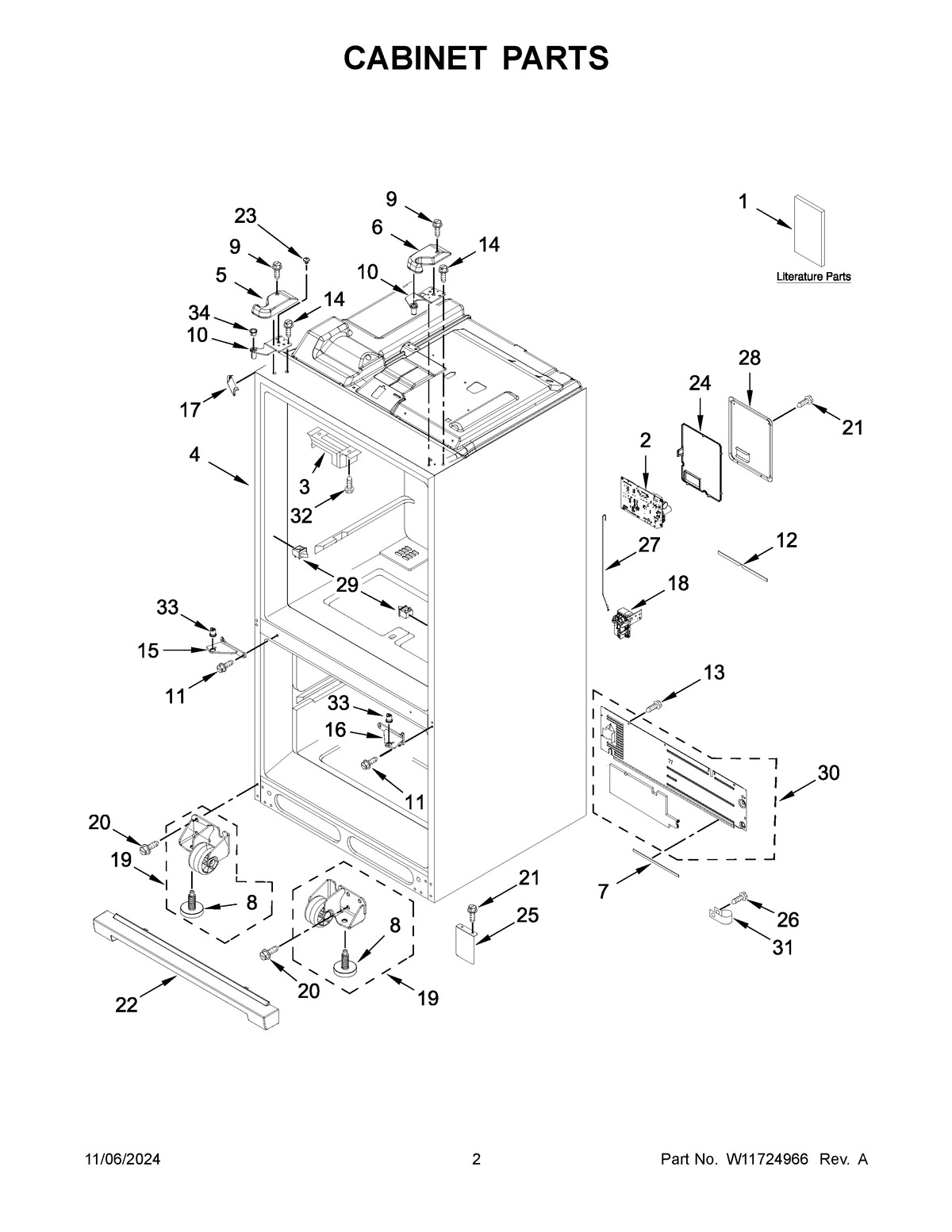 02 - CABINET PARTS