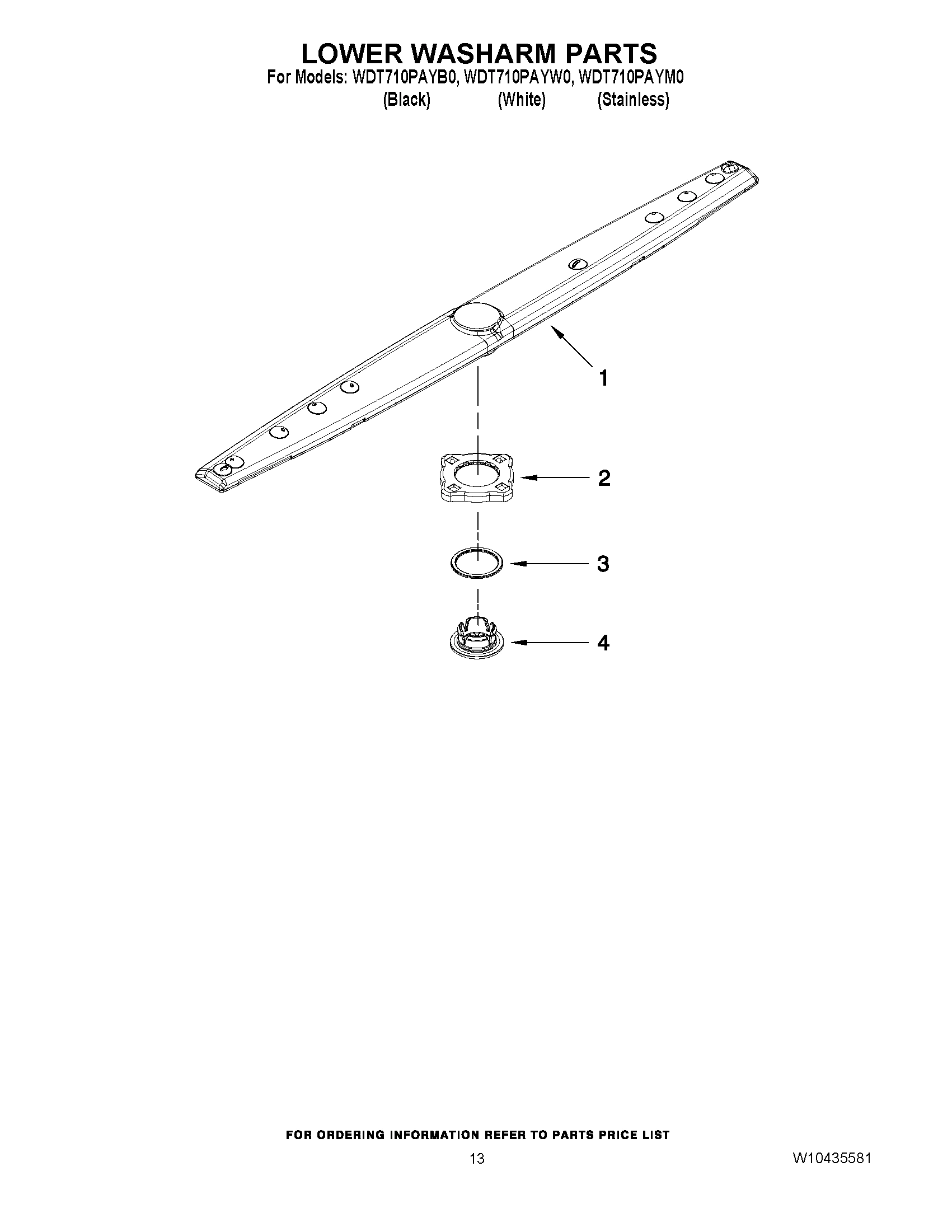 11 - LOWER WASHARM PARTS
