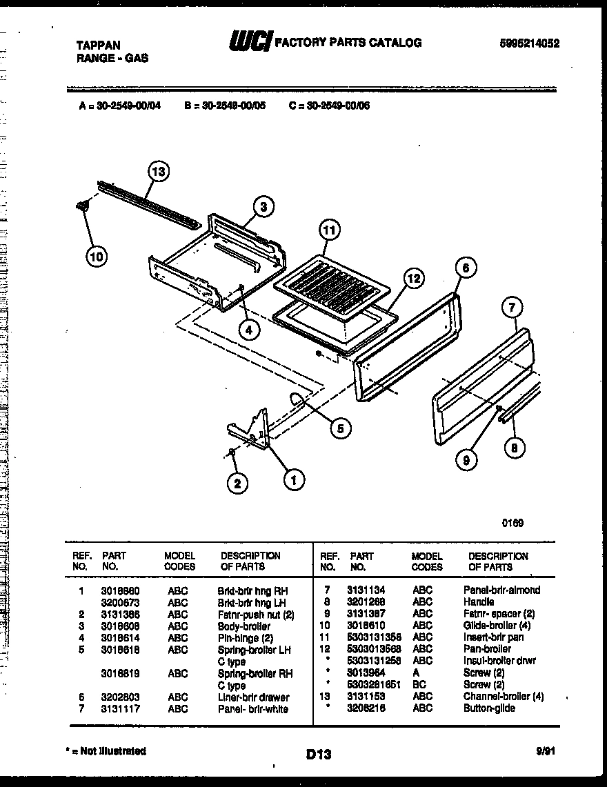 04 - BROILER DRAWER PARTS