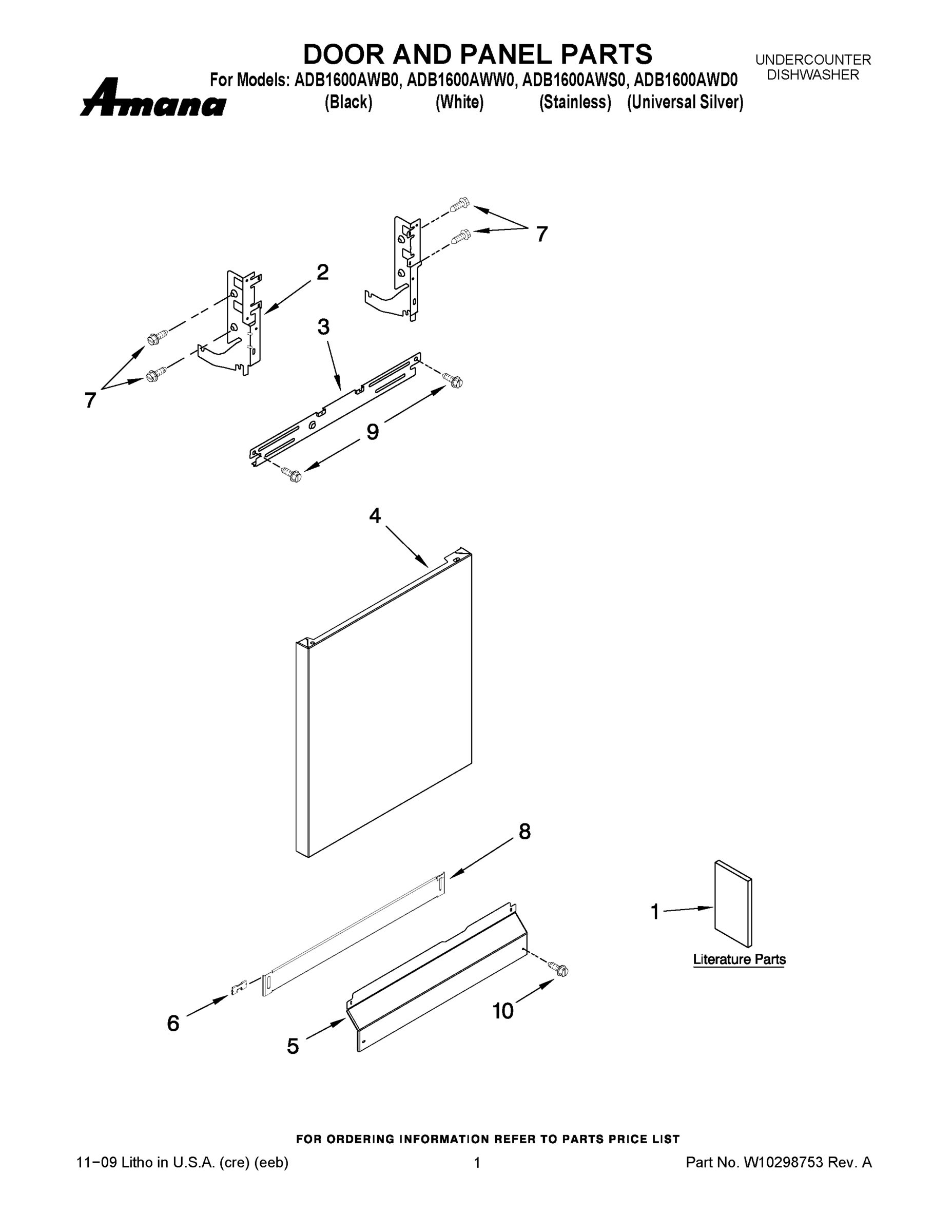 01 - DOOR AND PANEL PARTS